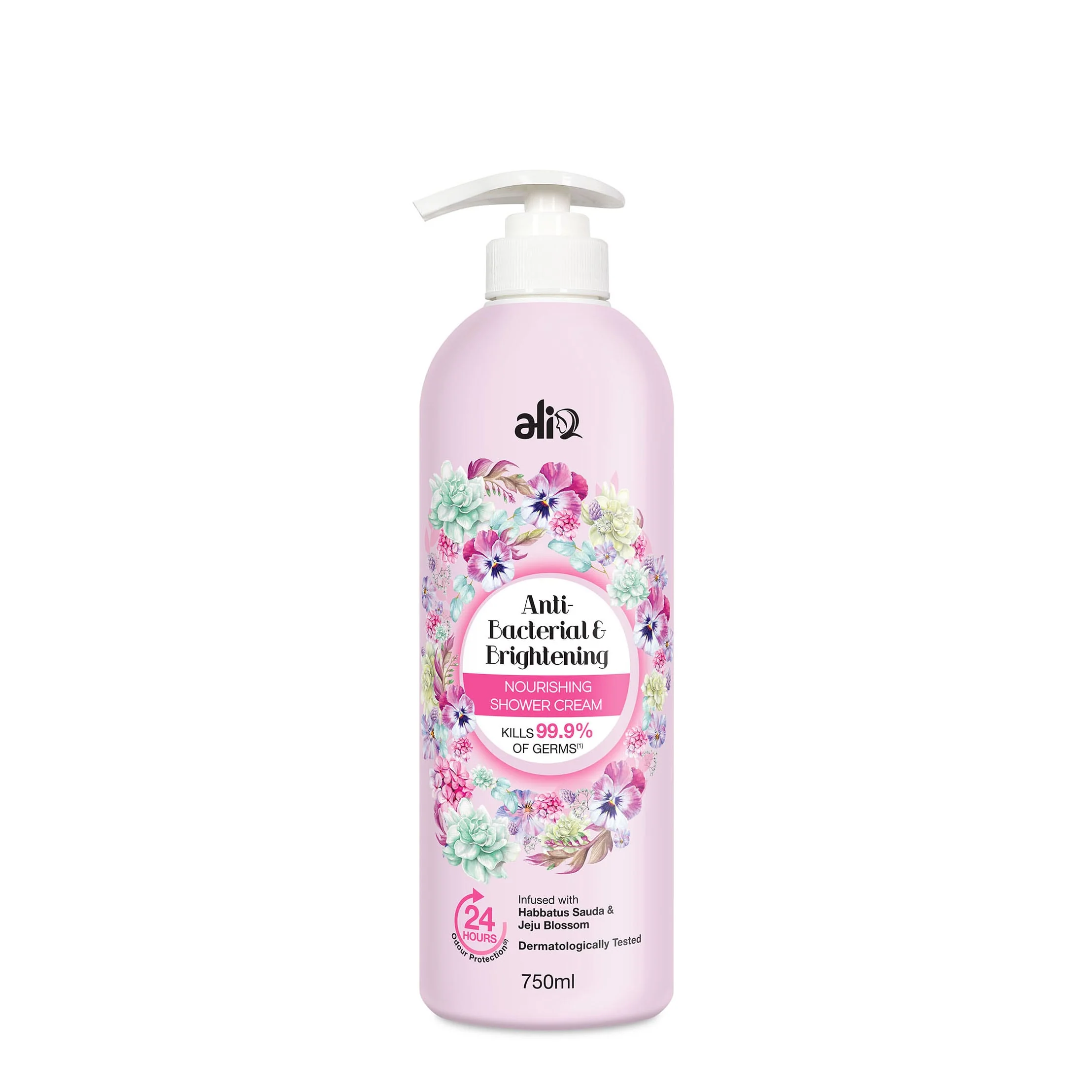 Alia Antibacterial & Brightening Nourishing Shower Cream 750ml