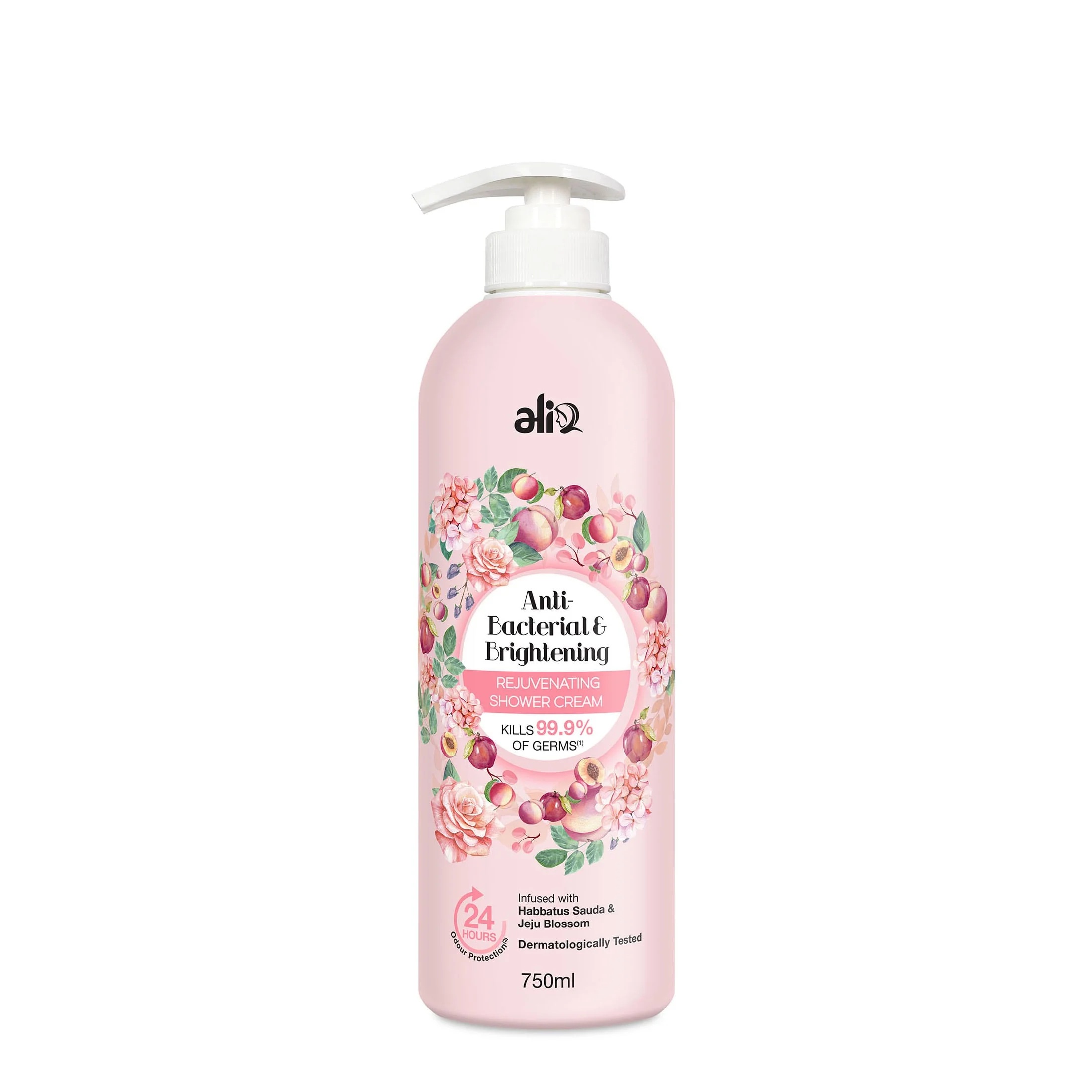 Alia Antibacterial & Brightening Rejuvenating Shower Cream 750ml