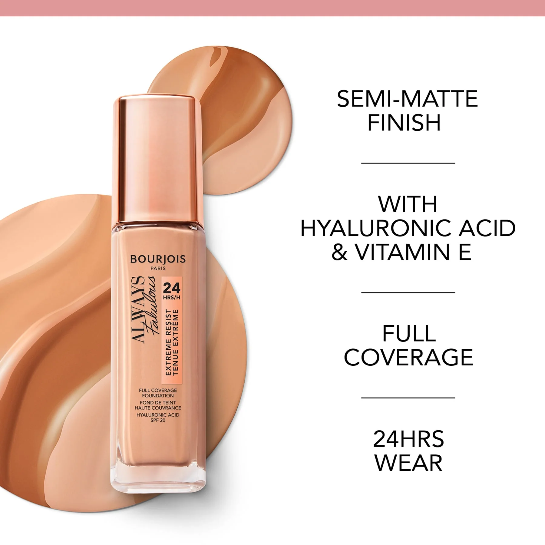 Bourjois Always Fabulous Natural Finish Foundation 30ml - Image 13