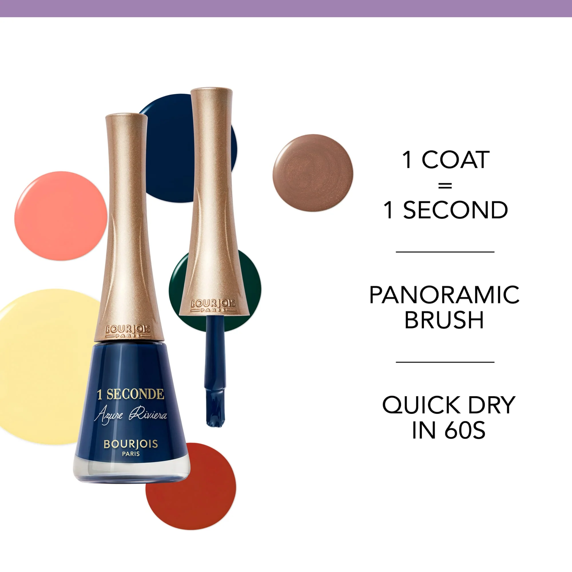 Bourjois 1 Seconde Nail Polish 9ml - Image 62
