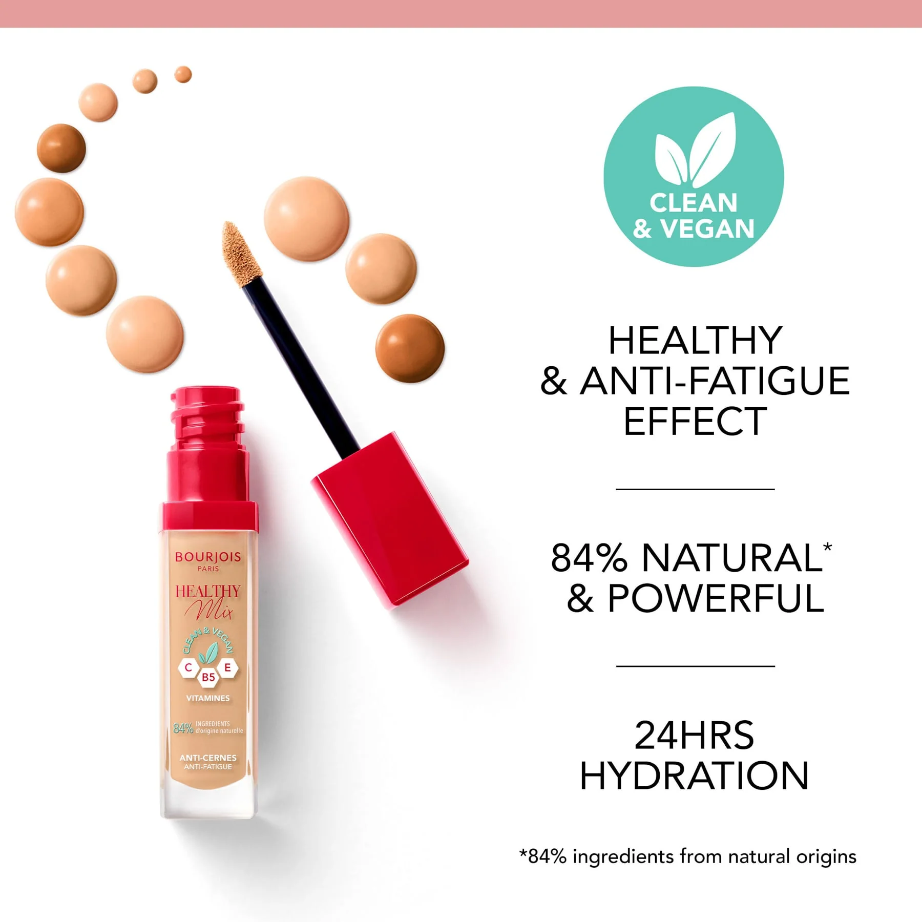 Bourjois Healthy Mix Clean Concealer 6ml - Image 43
