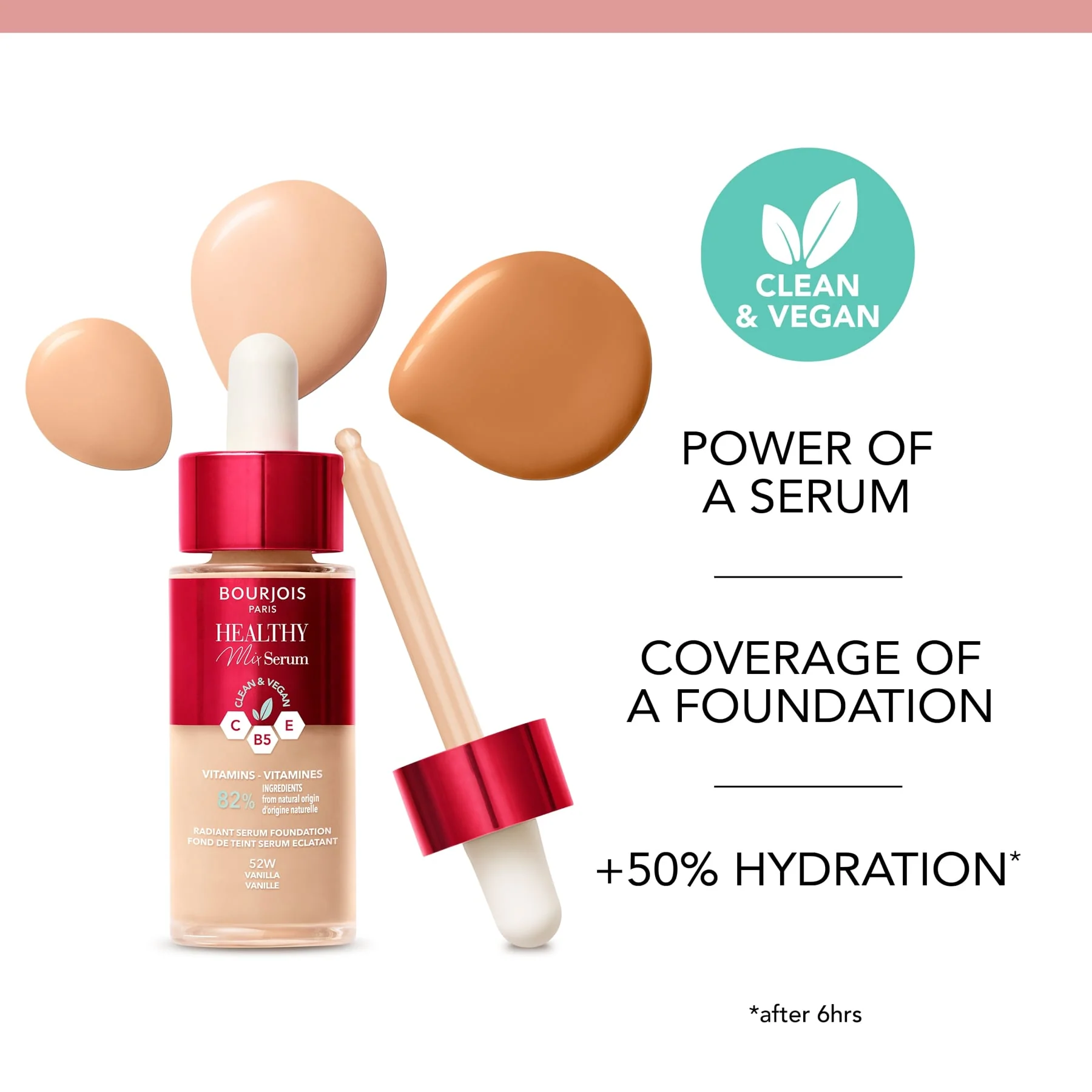 Bourjois Healthy Mix Serum Foundation 30ml - Image 28