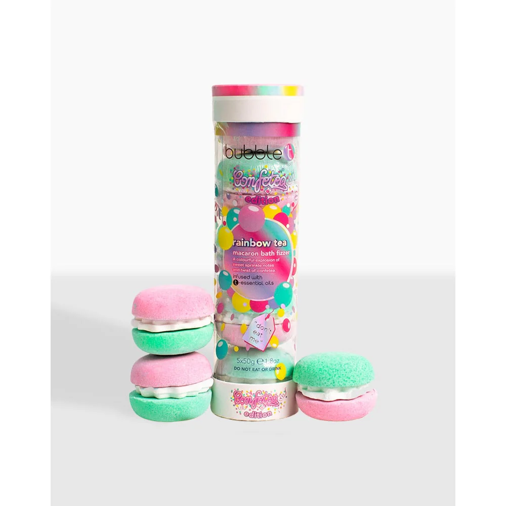 Bubble T Macaron Bath Fizzers 5pcs
