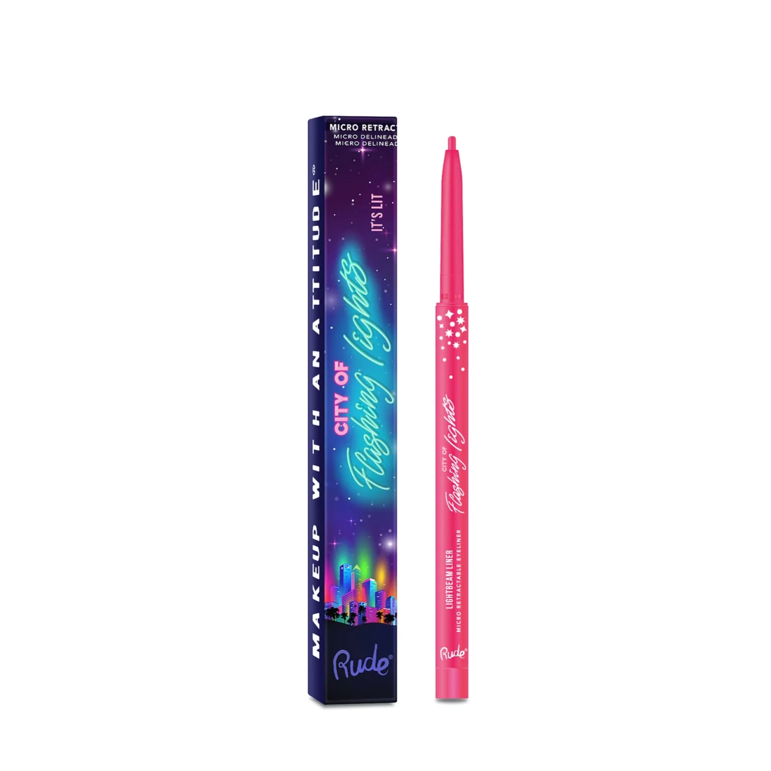 Rude City of Flashing Lights Micro Retractable Liner 0.1g