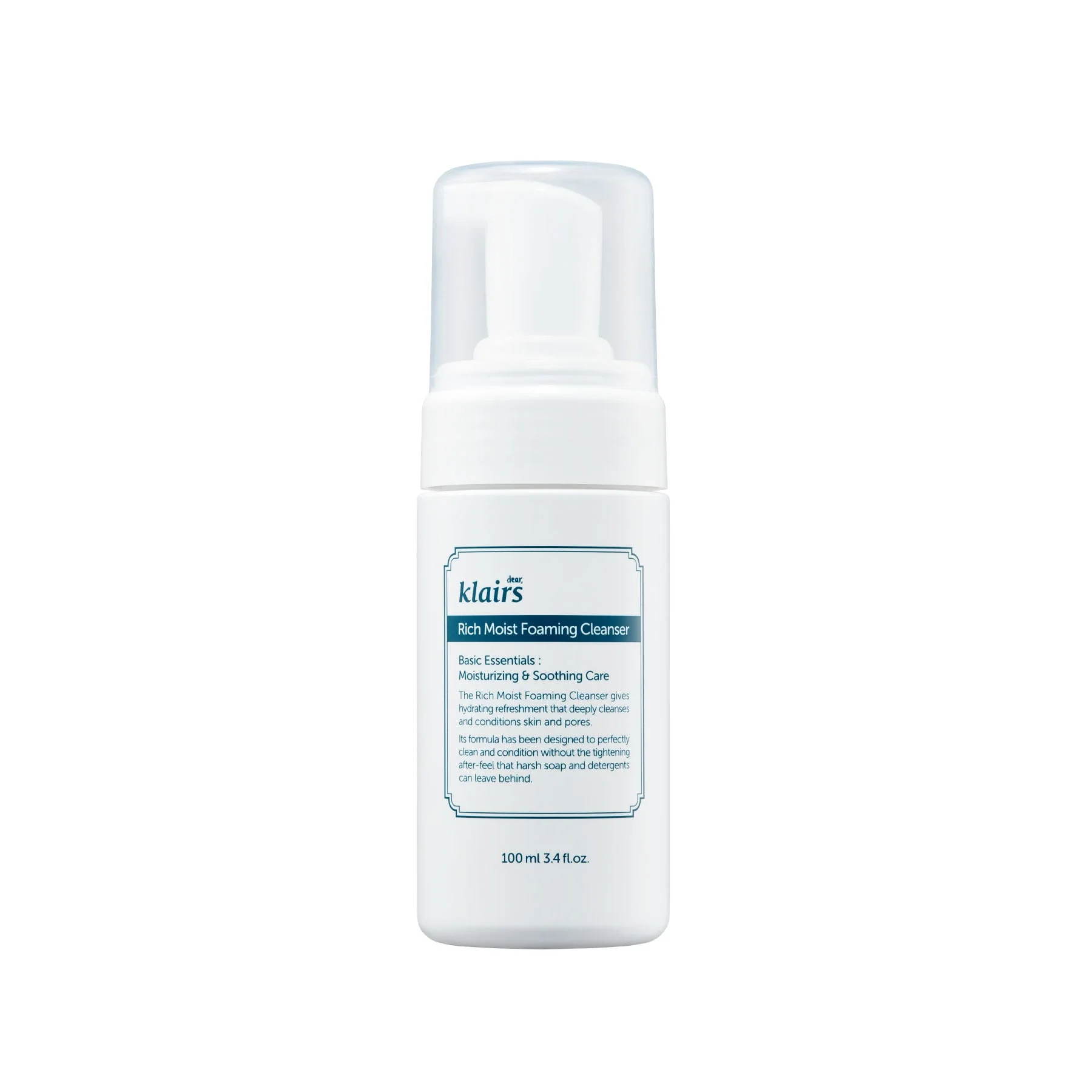 Dear, Klairs Rich Moist Foaming Cleanser 100ml