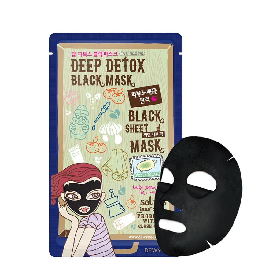Deep Detox Black Sheet Mask 1pc