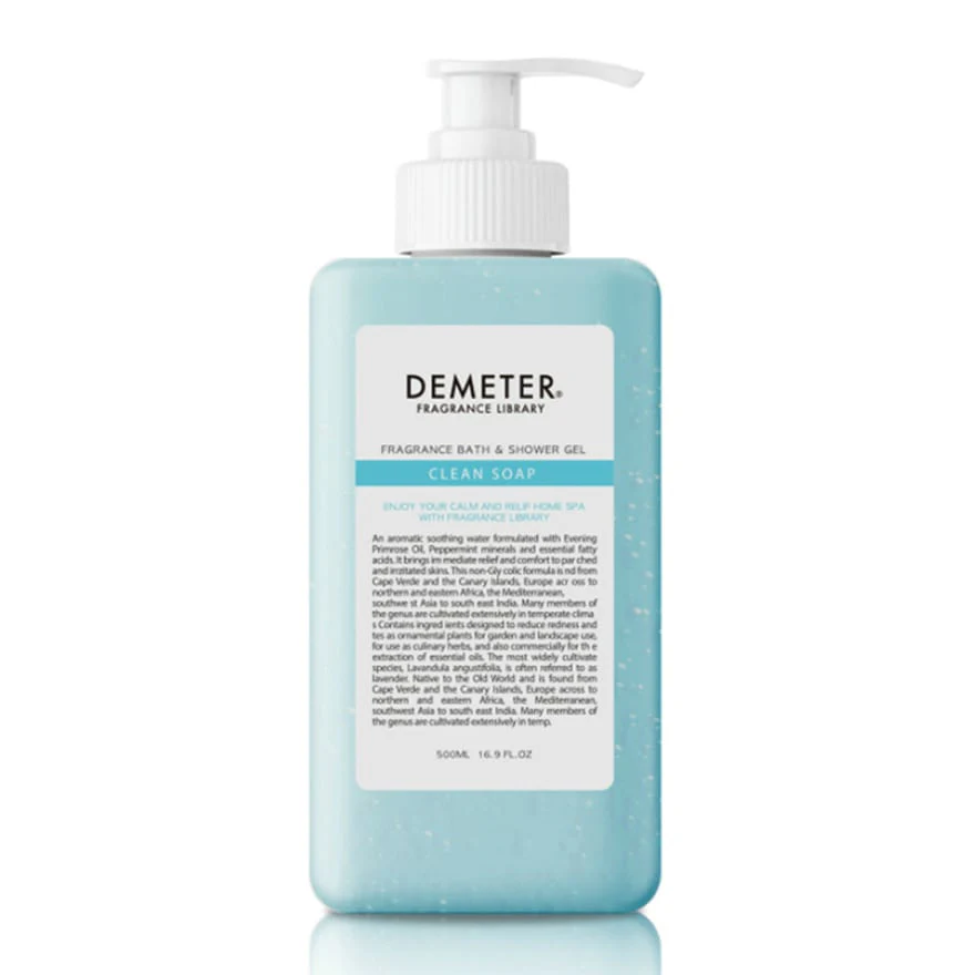 Demeter Fragrance Home Spa Scrub Body Wash Clean Soap 480ml