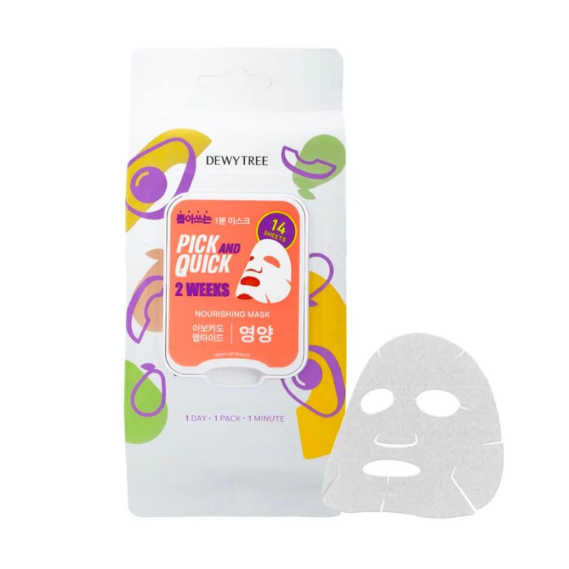 Dewytree Dewytree Pick And Quick Nourishing Mask 14 sheets