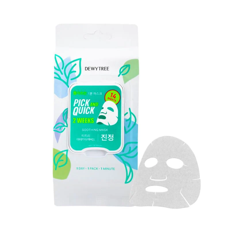 Dewytree Dewytree Pick And Quick Soothing Mask 14 sheets