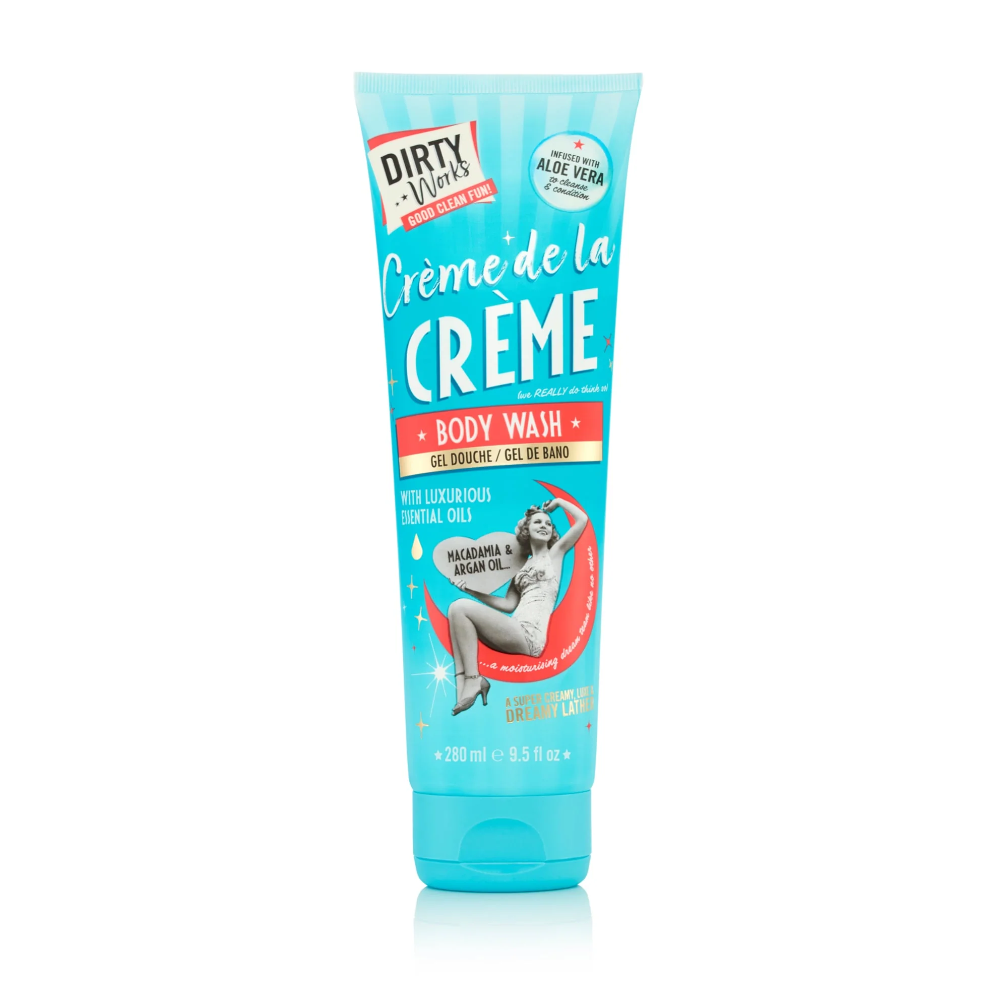 Dirty Works Crème de la Crème Body Wash 280ml