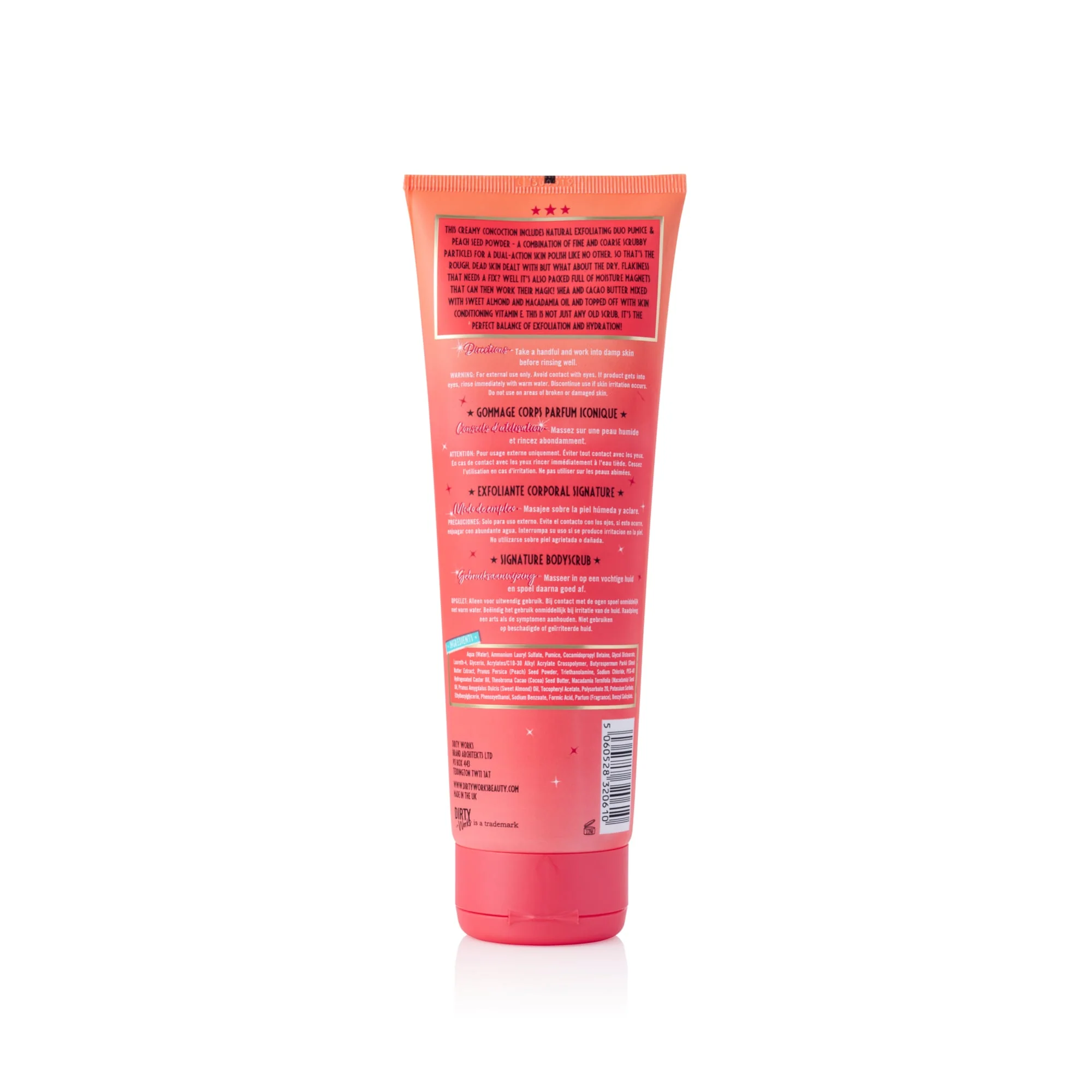 Dirty Works Lovely Scrubbly Body Scrub 250ml - Image 2