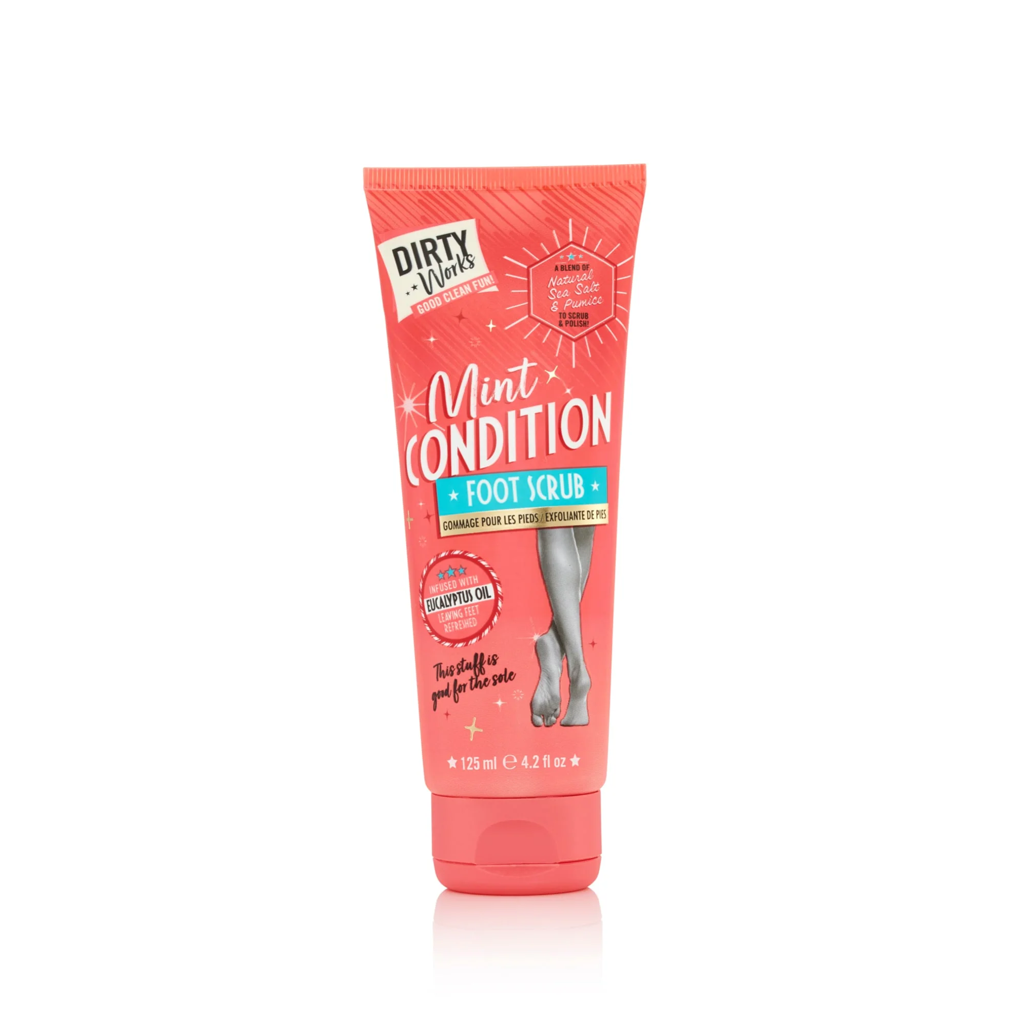 Dirty Works Mint Condition Foot Scrub 125ml