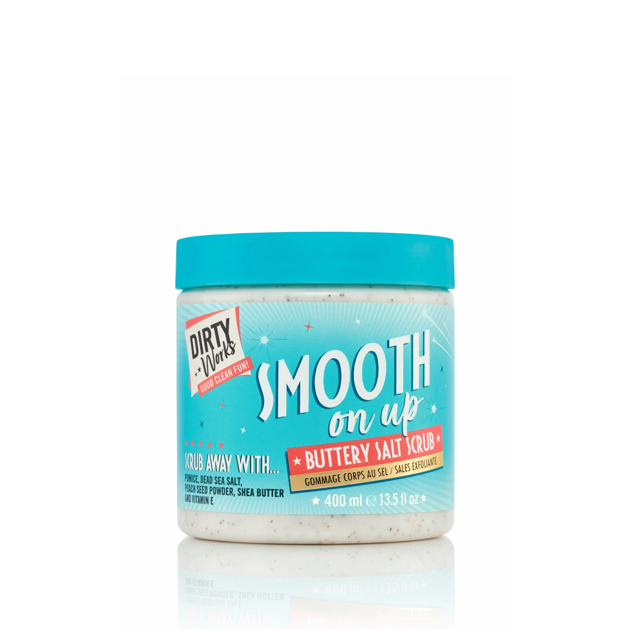 Dirty Works Smooth On Up Buttery Salt Scrub 400ml