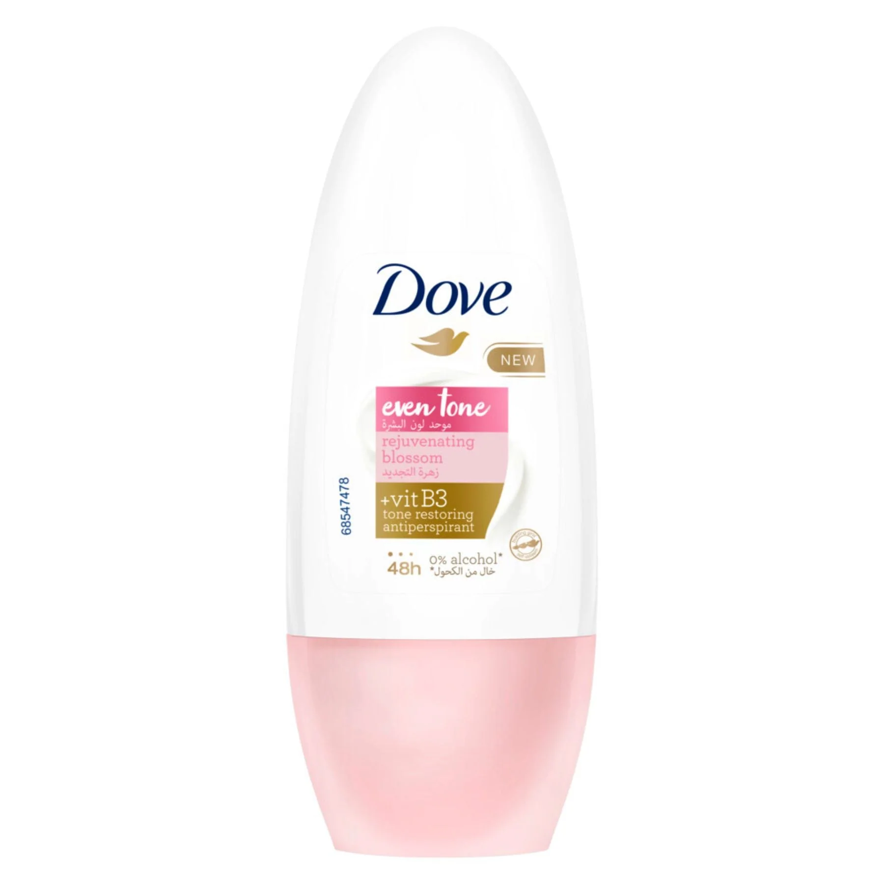 Dove Even Tone Antiperspirant Deodorant Roll-On Rejuvenating Blossom 50ml