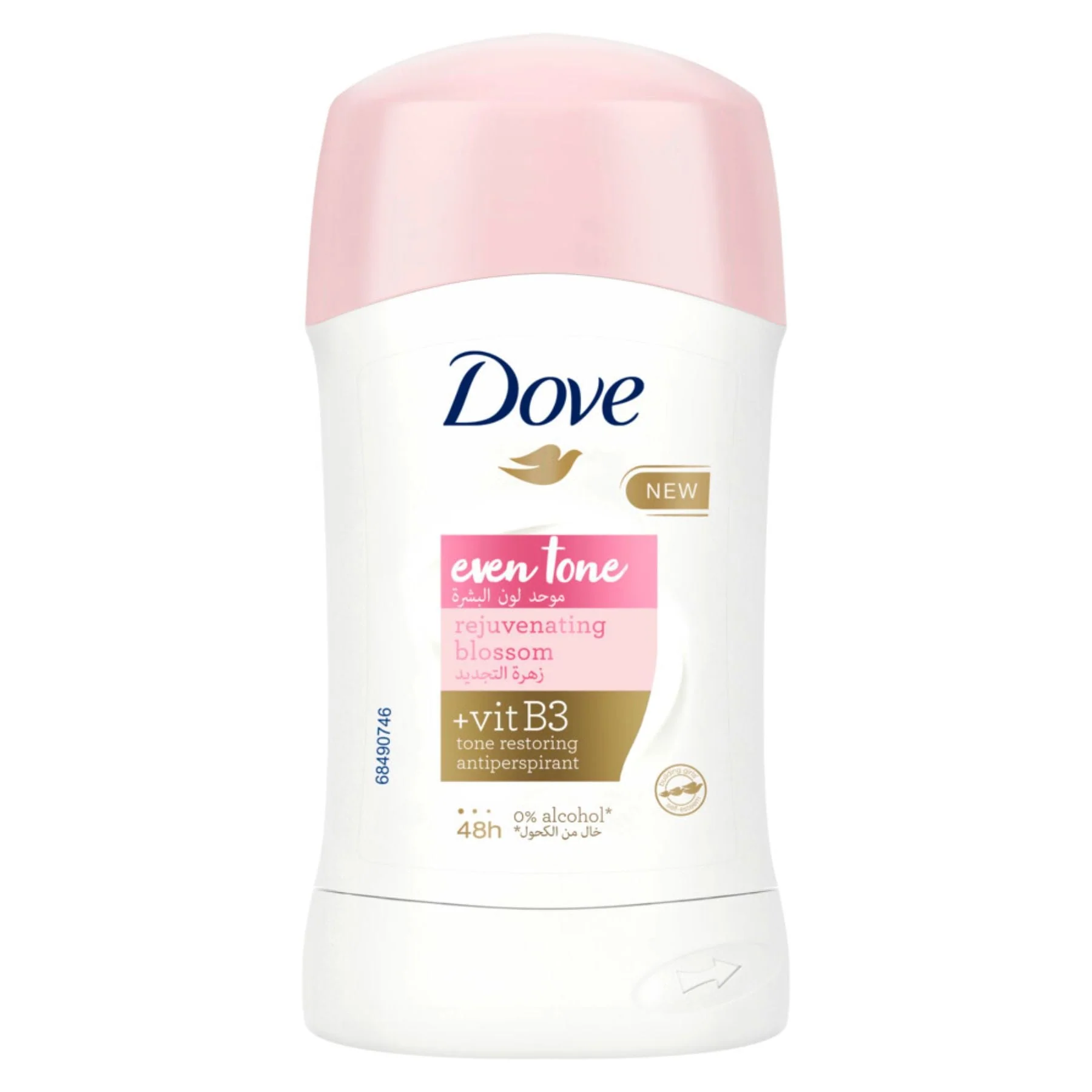 Dove Even Tone Antiperspirant Deodorant Stick Restoring Powder 40g