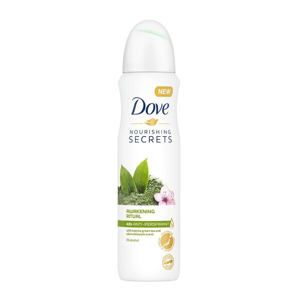 Dove Nourishing Secrets Anti-Perspirant Deodorant Spray Matcha & Sakura Blossom 150ml