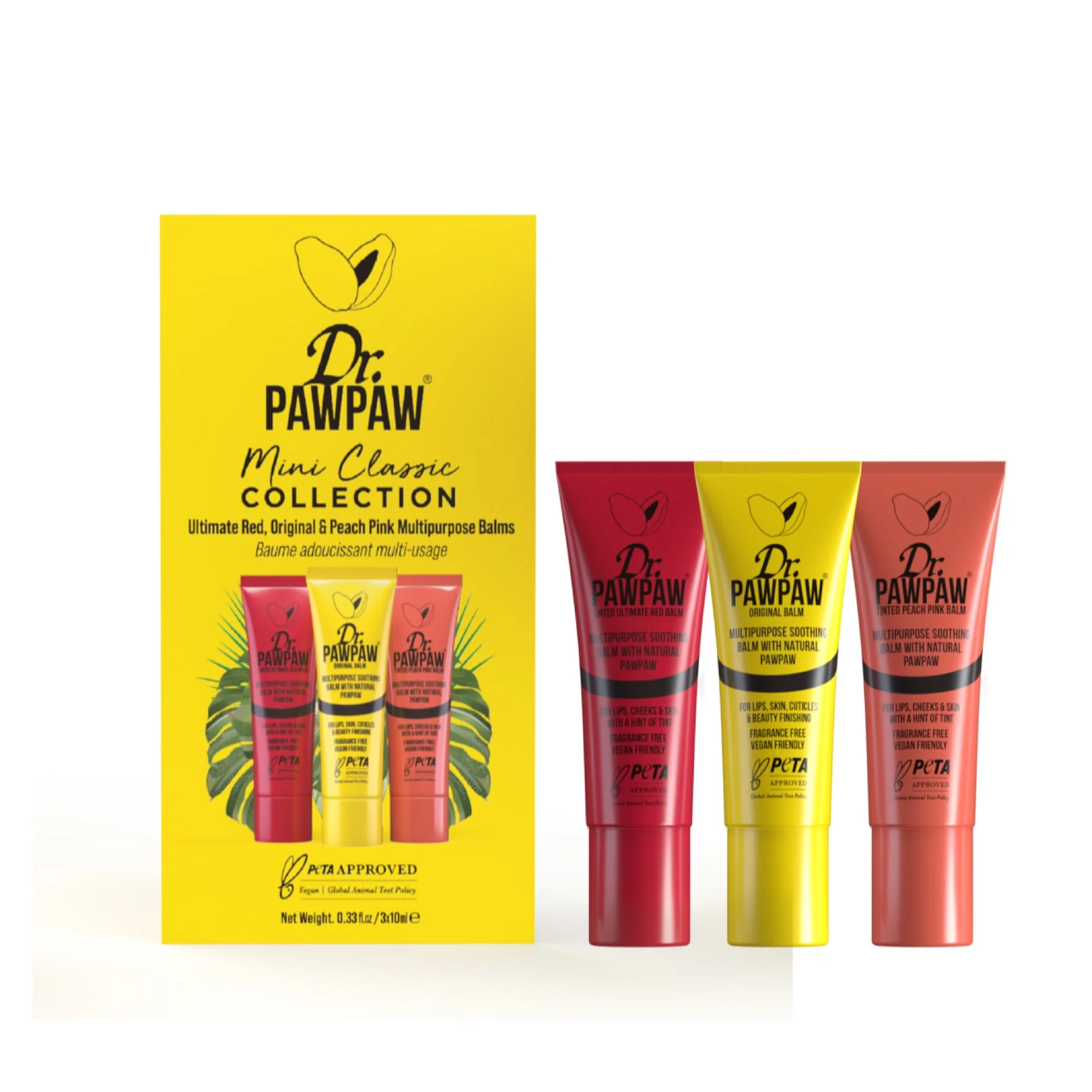 Dr.PAWPAW Mini Classic Collection Multipurpose Soothing Balm Set