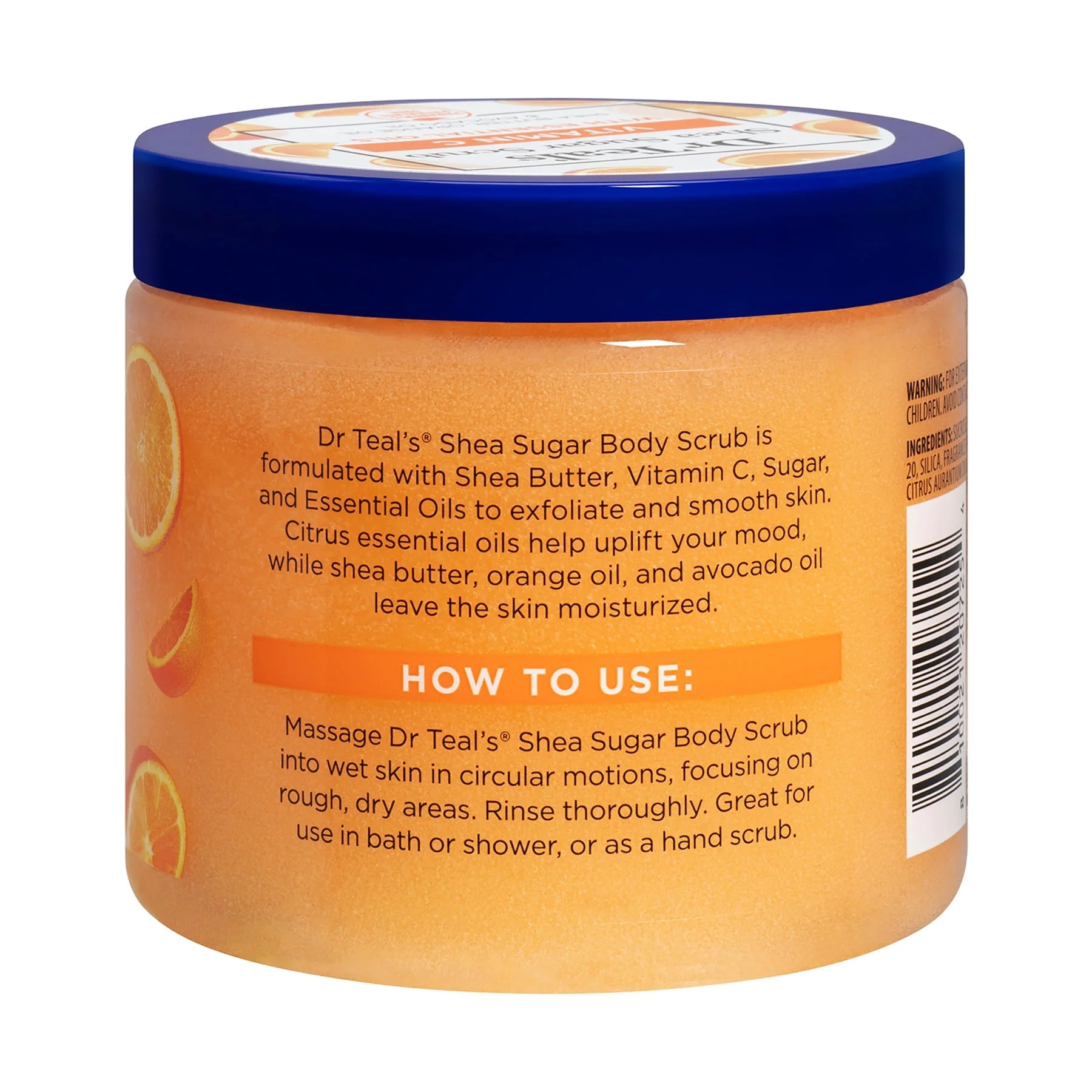 Dr Teal's Shea Sugar Citrus Body Scrub 538g - Image 2