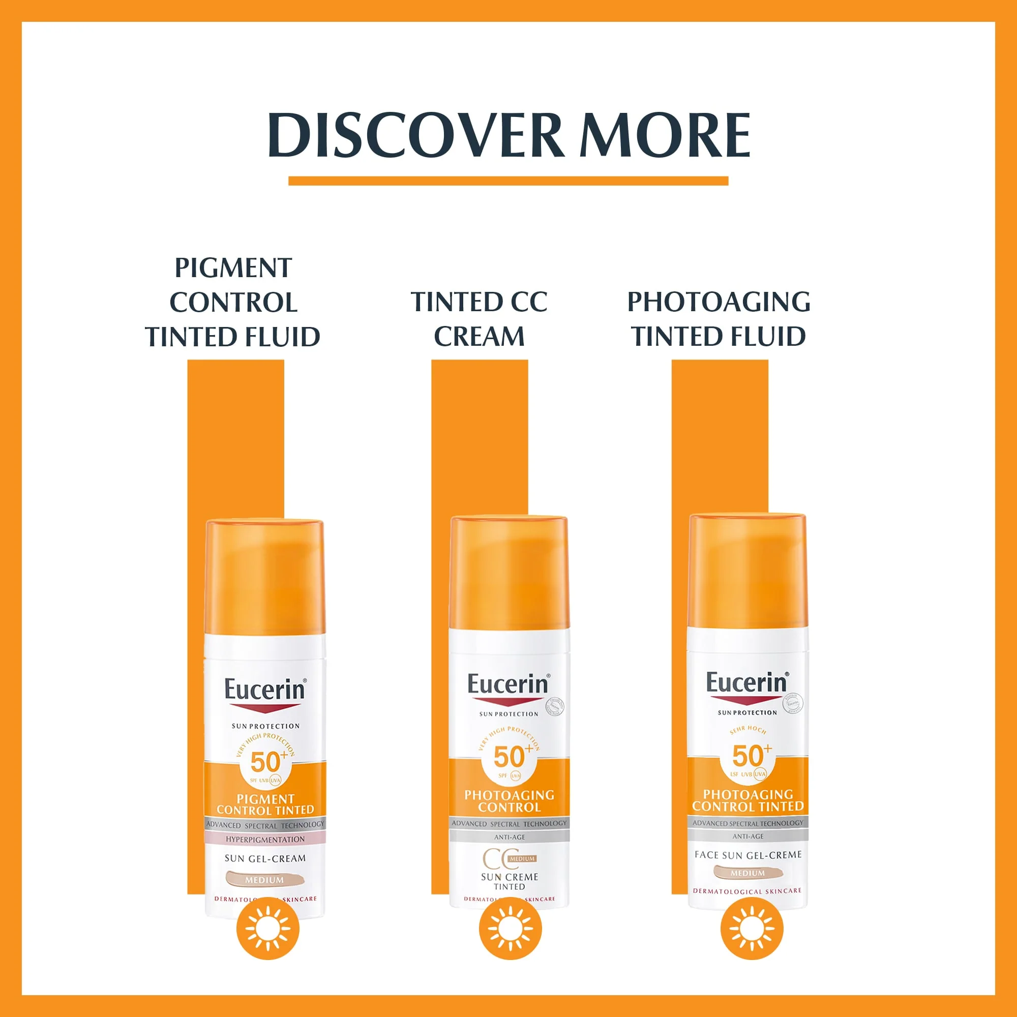 Eucerin Oil Control Sun Gel-Cream SPF 50+ Medium 50ml - Image 3