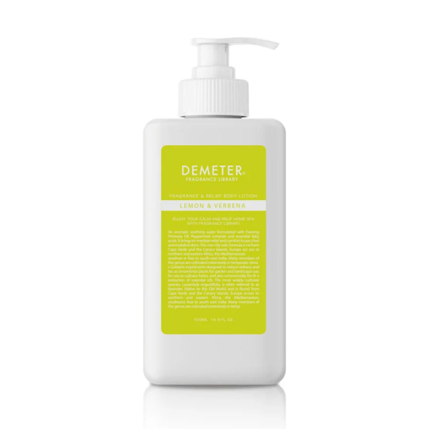 Fragrance Relief Body Lotion Moisturiser Lemon & Verbena 480ml