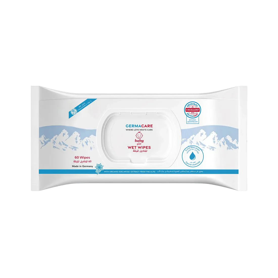Germacare Baby Wet Wipes 60pcs