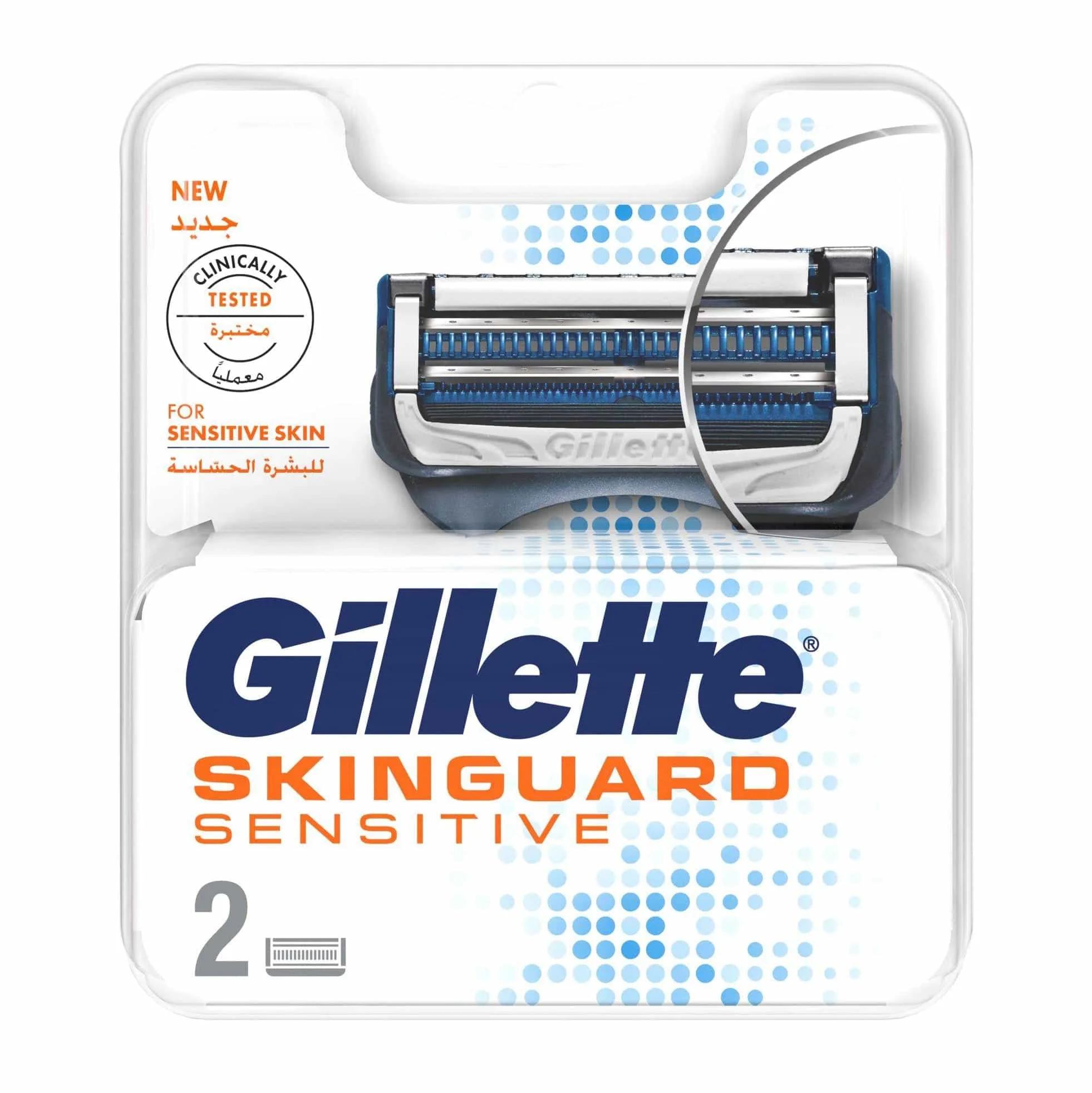 Gillette SkinGuard Sensitive Razor Blade Refill 4pcs