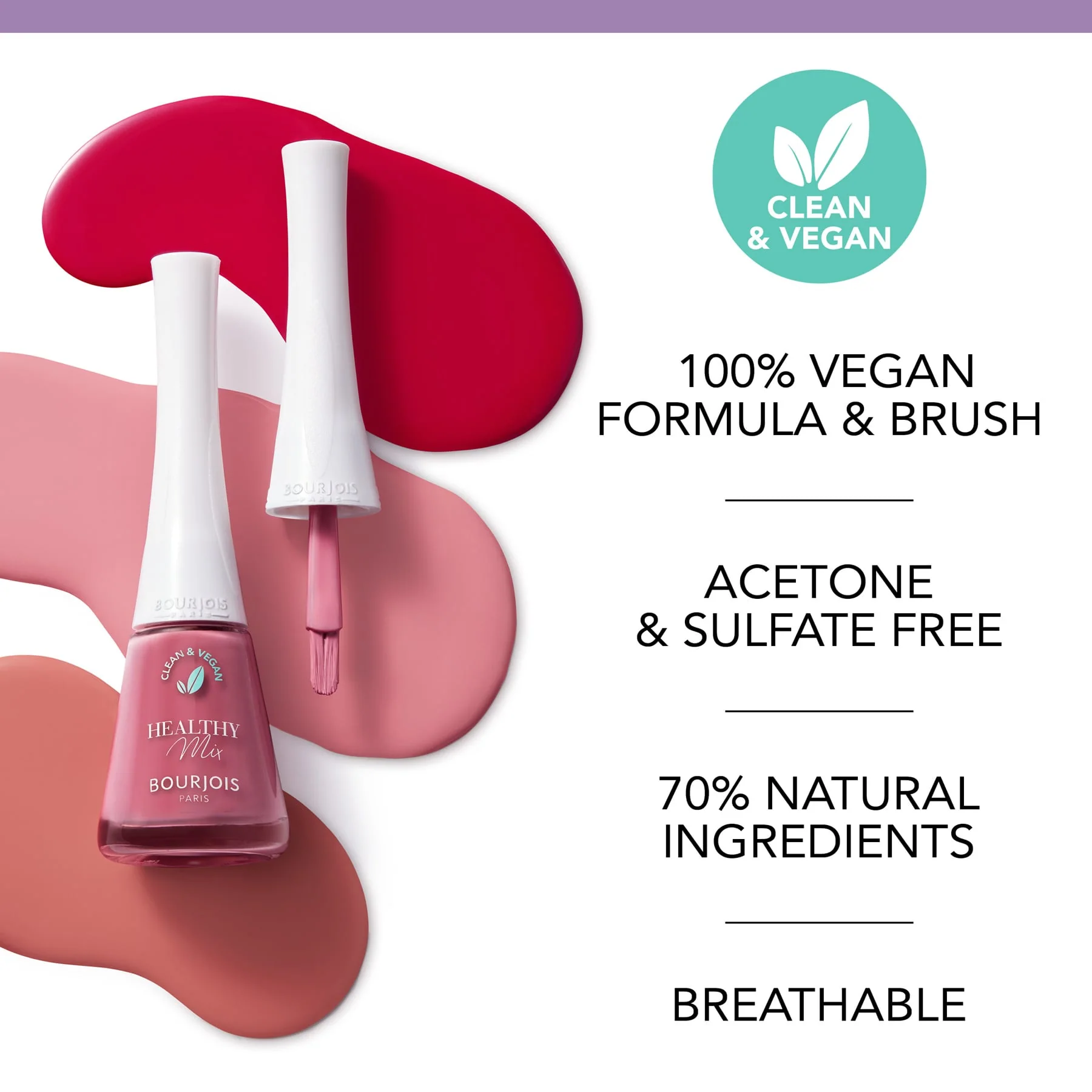 Bourjois Healthy Mix Vegan Nail Polish 9ml - Image 52