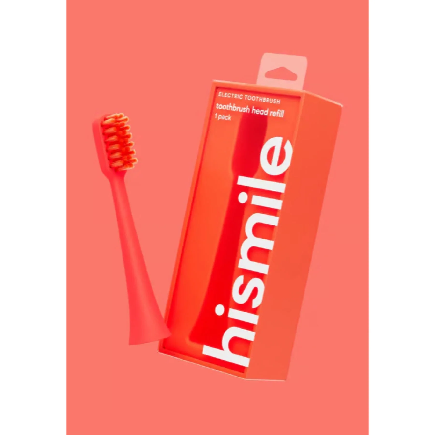 Hismile Replacement Heads Bright Red