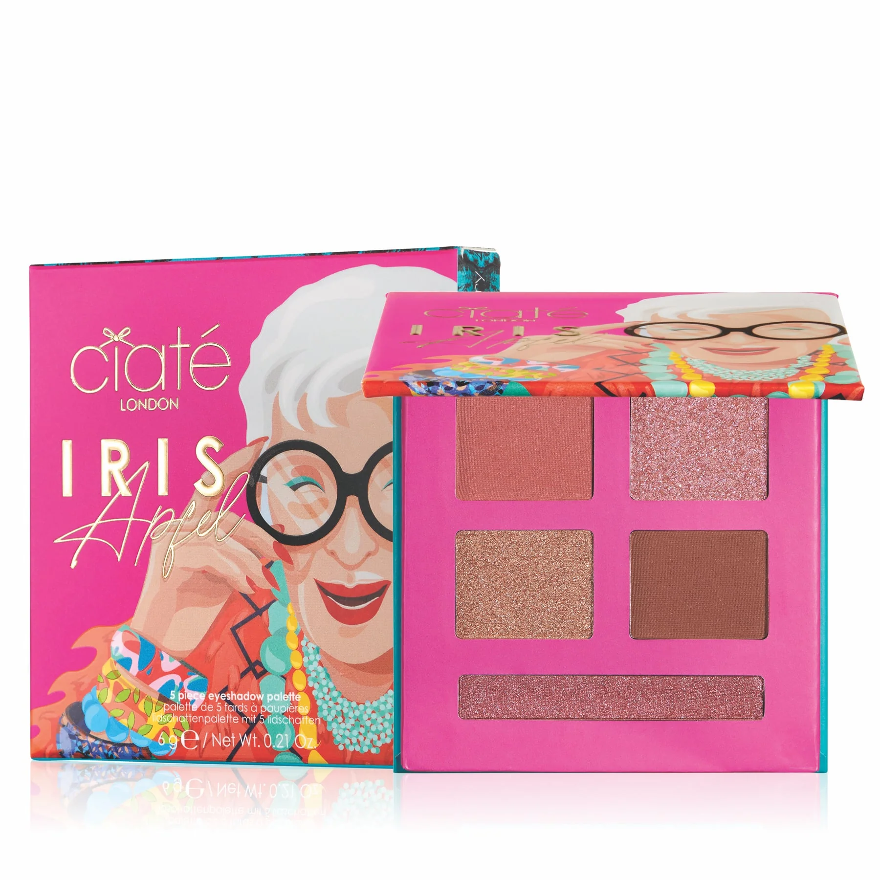 Ciate Iris Apfel Eyeshadow Palette - 5 shades