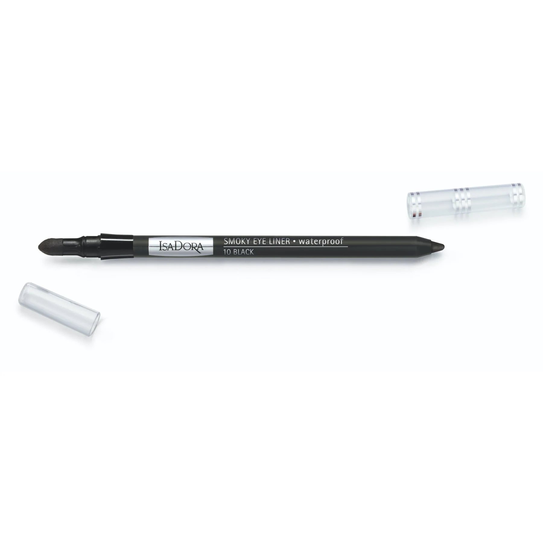 Isadora Smoky Eye Liner Waterproof Liquid Eyeliner 10 Black 1.2g