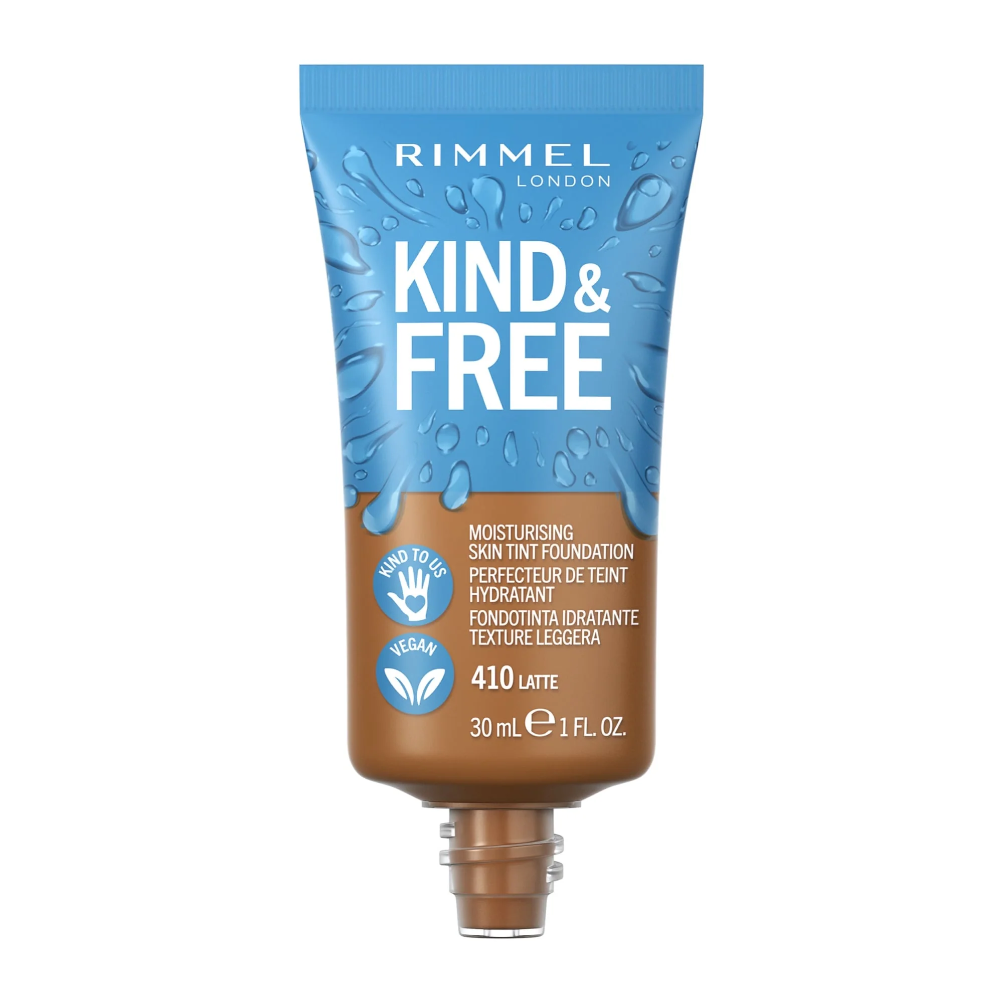KIND & FREE Moisturising Skin Tint Foundation 30ml - Image 6