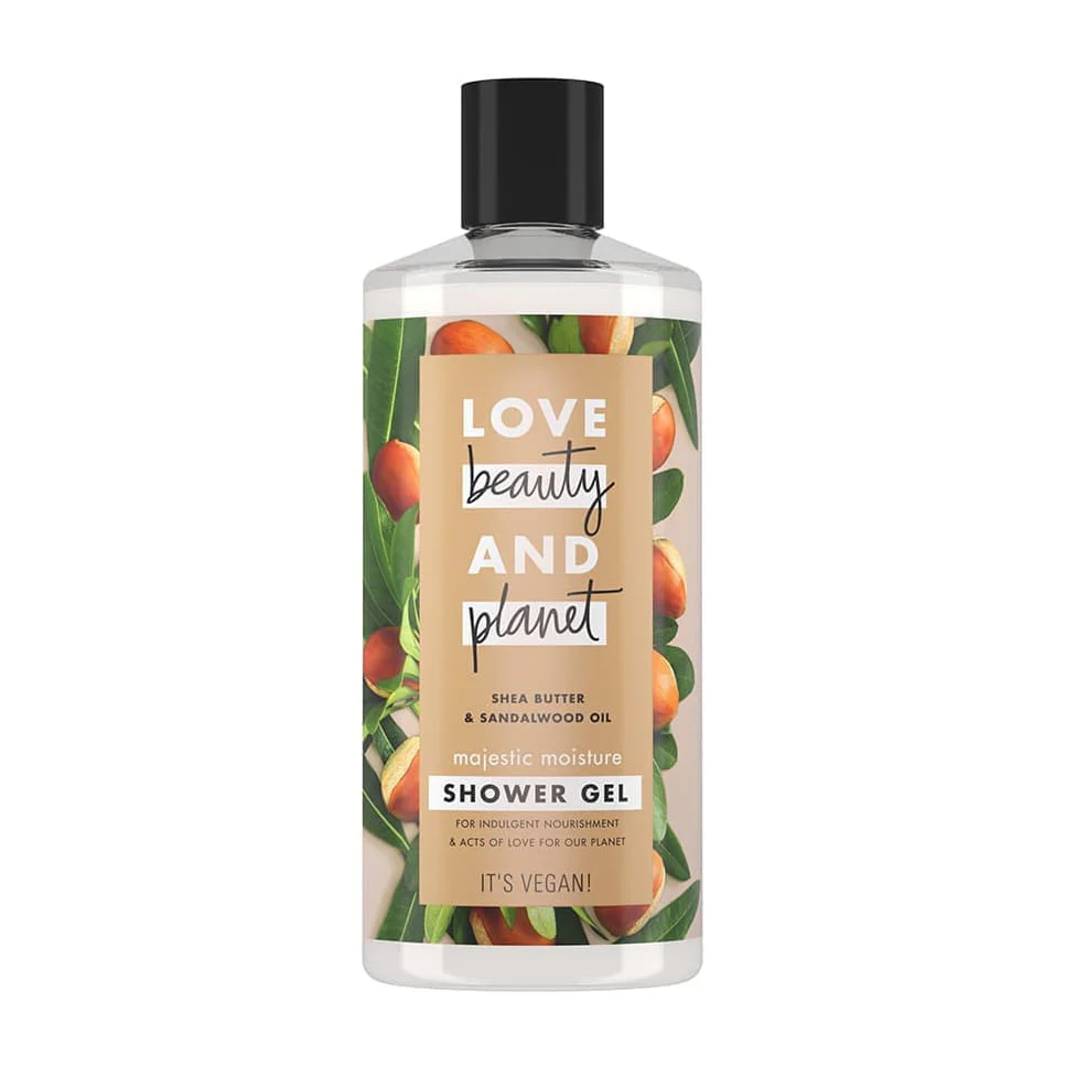Love Beauty And Planet Majestic Moisture Shower Gel Body Wash Shea Butter & Sandalwood Oil 400ml