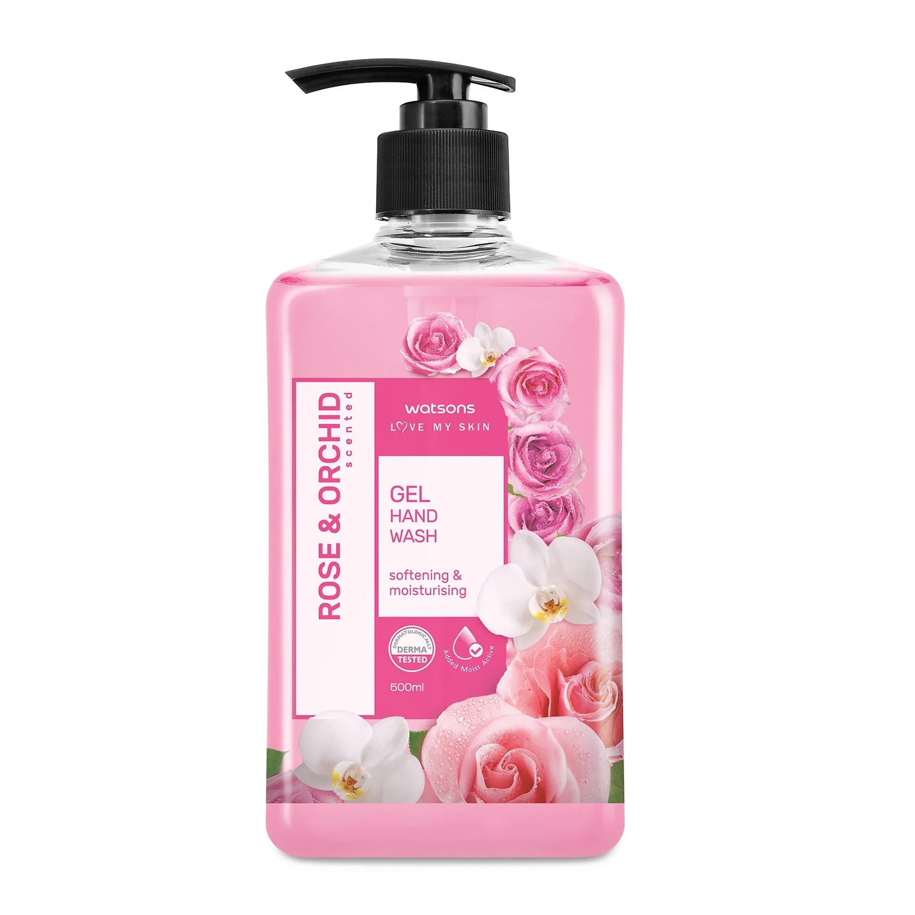 Love My Skin Gel Hand Wash Rose & Orchid 500ml