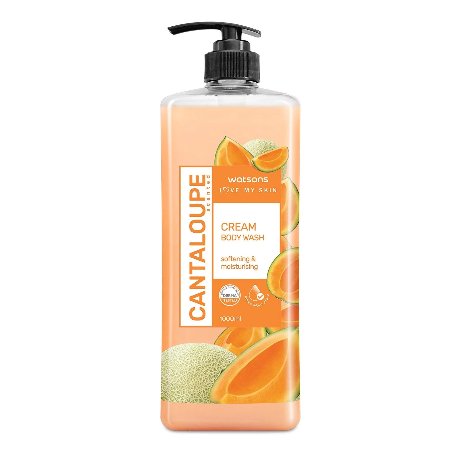Love My Skin Softening & Moisturising Cream Body Wash Cantaloupe 1l