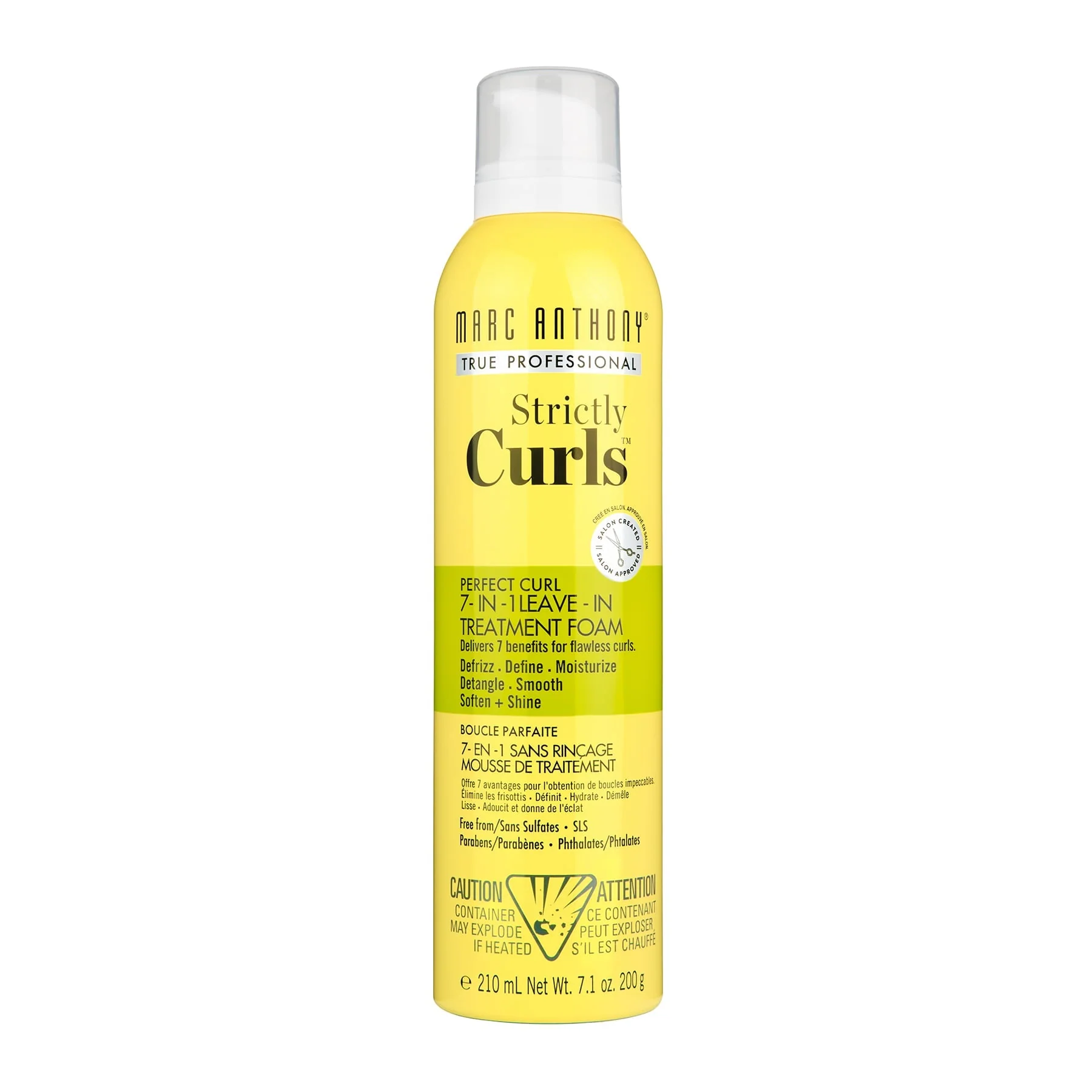 Marc Anthony Strictly Curls Perfect Curl 7-in-1 Leave-In Treatment Foam Conditioner 210ml