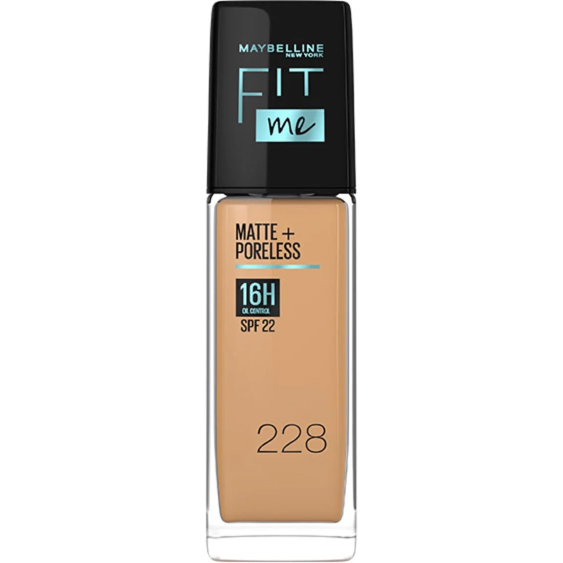 Maybelline Fit Me Matte+Poreless Liquid Foundation with SPF22 30ml - Image 113