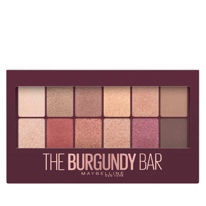 Maybelline The Burgundy Bar Eyeshadow Palette 04 Burgundy - 12 shades