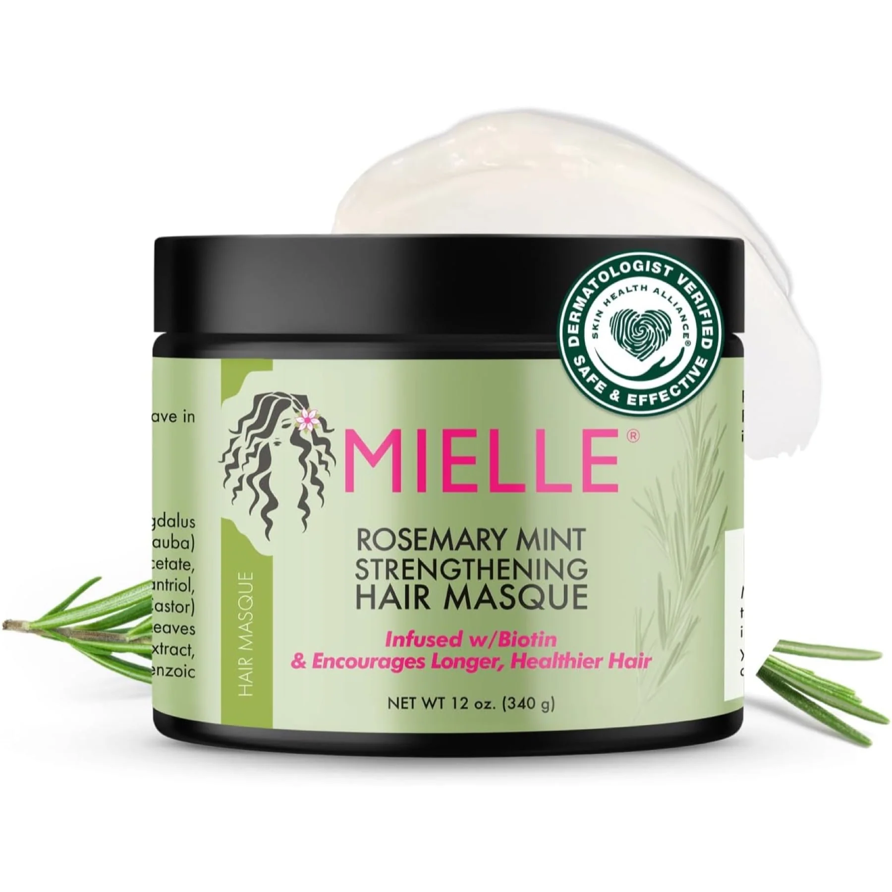 Mielle Organics Rosemary Mint Strengthening Hair Mask 340g