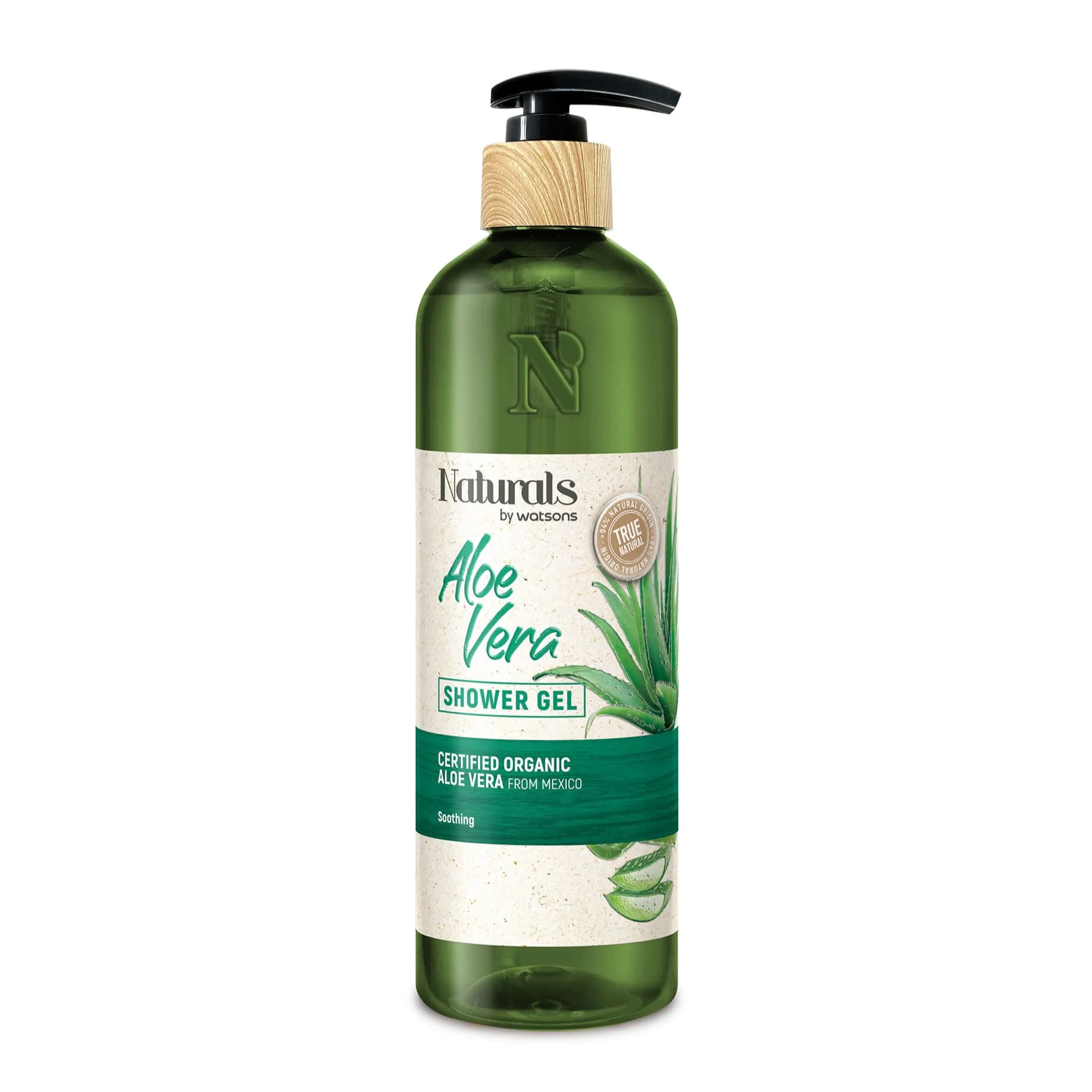 Naturals by Watsons Soothing Shower Gel Body Wash Aloe Vera 490ml