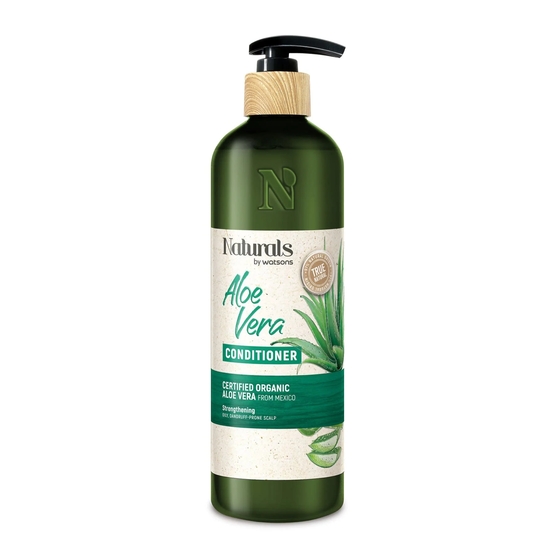 Naturals by Watsons Strengthening Conditioner Aloe Vera Oily, Dandruff-Prone Scalp 490ml