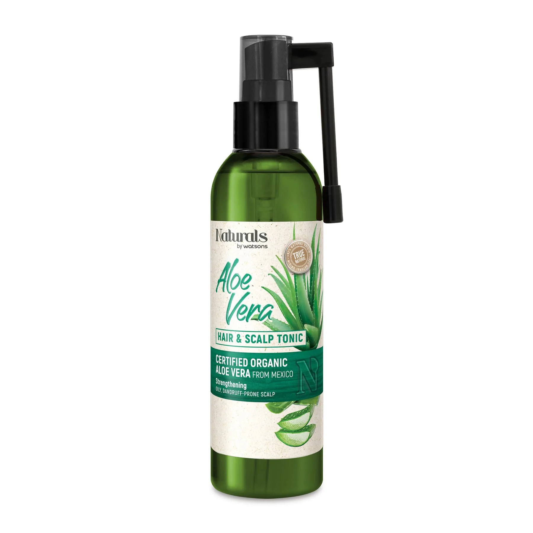 Naturals by Watsons Strengthening Hair & Scalp Tonic Aloe Vera Oily, Dandruff-Prone Scalp 120ml