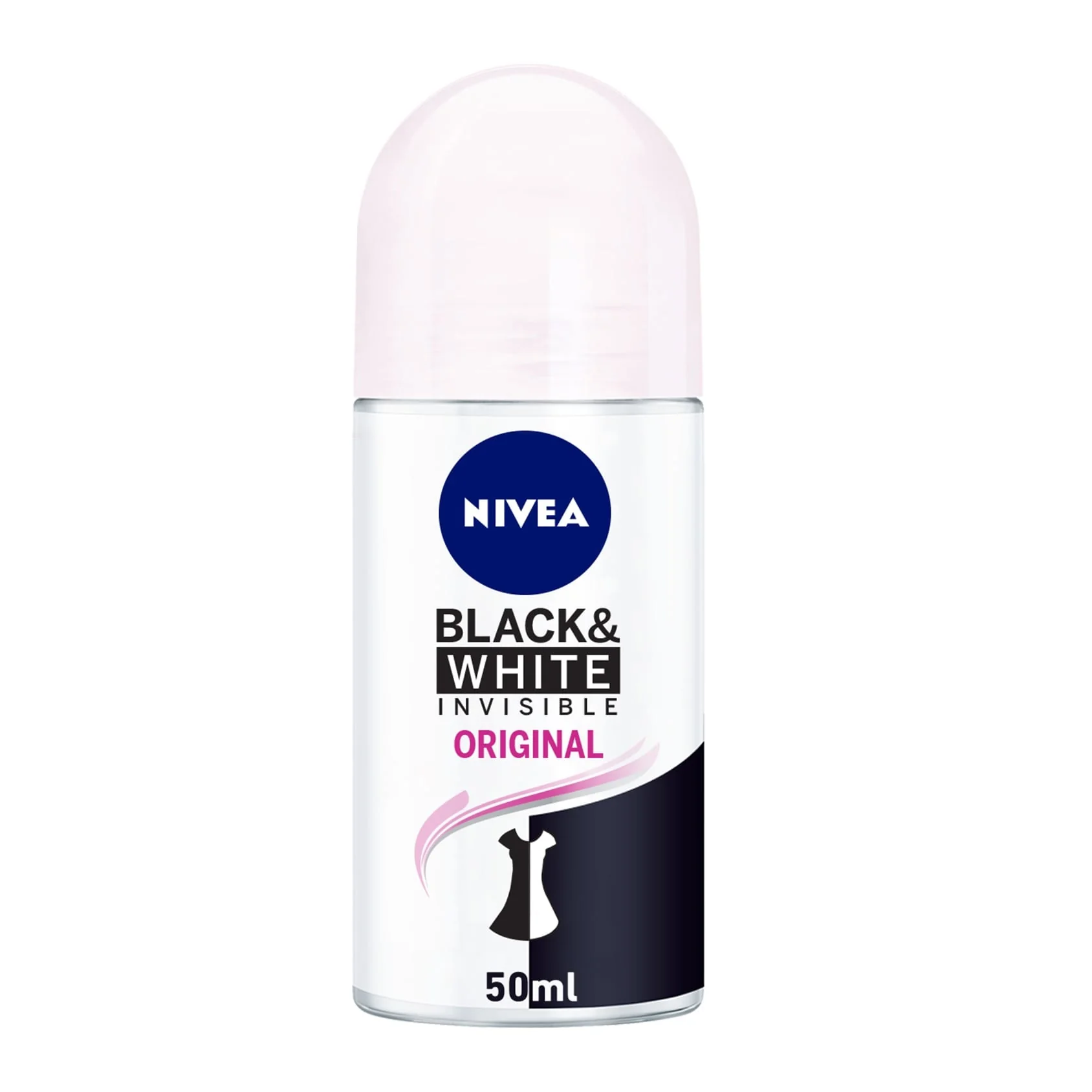 Nivea Anti-Perspirant Roll-On Black & White Invisible Original 50ml
