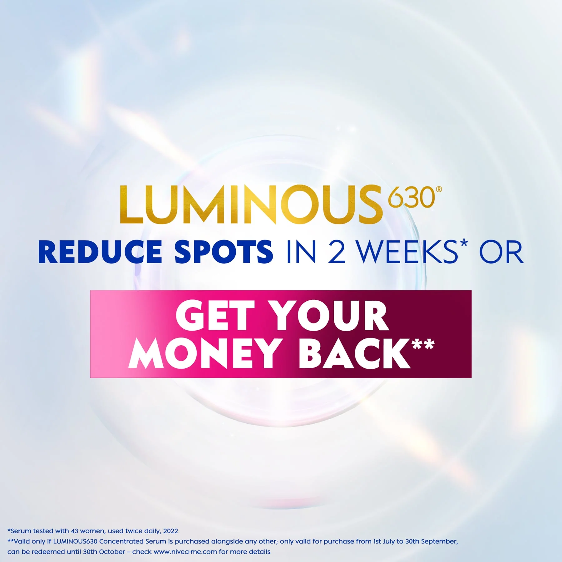 Nivea Luminous 630 Even Glow Night Cream 50ml - Image 2