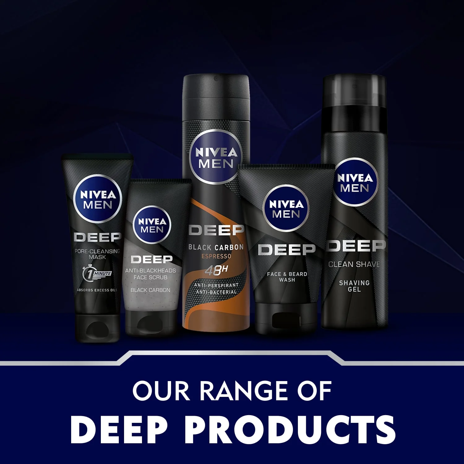 Nivea Men Deep Face & Beard Wash 100ml - Image 6