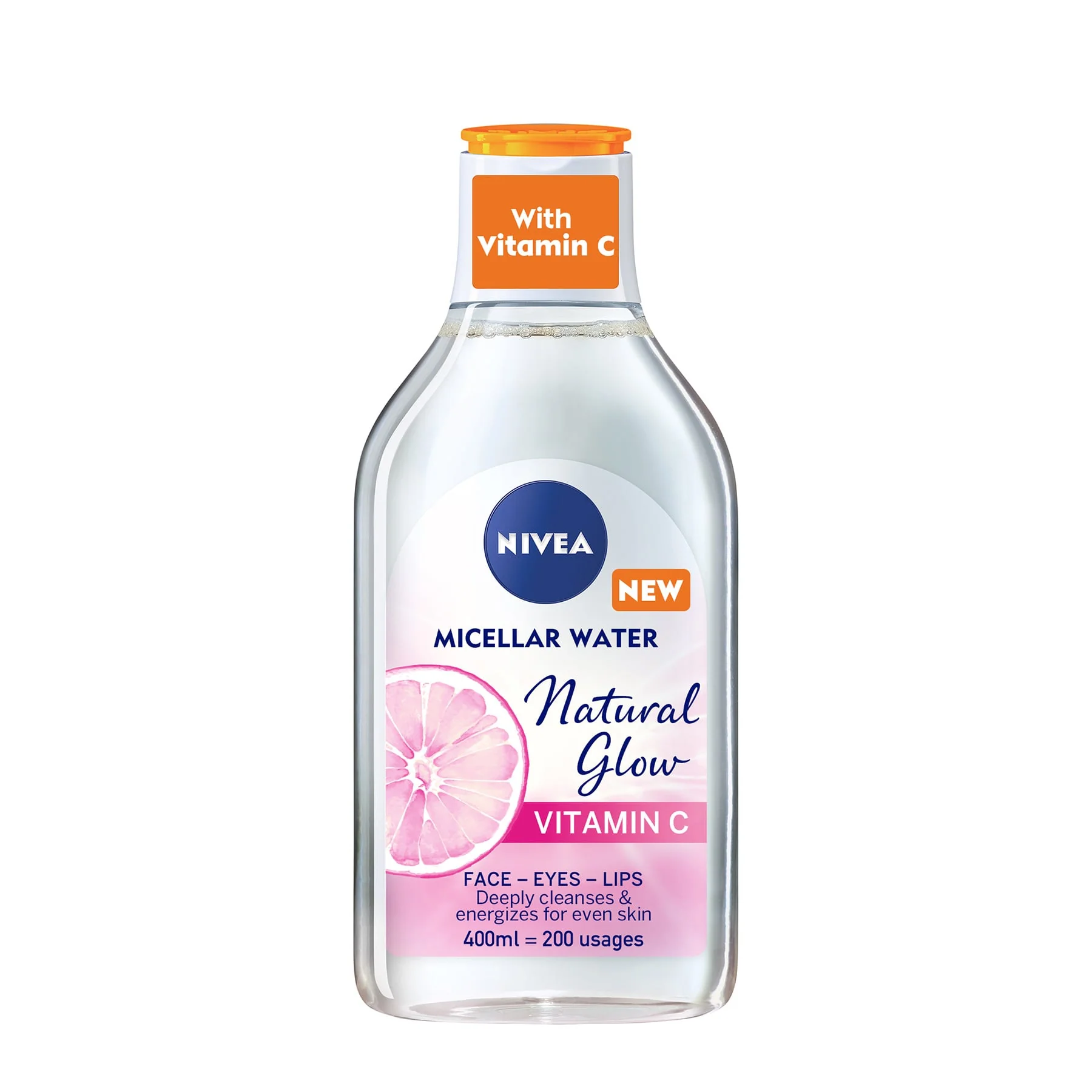 Nivea Natural Glow Micellar Water with Vitamin C 400ml