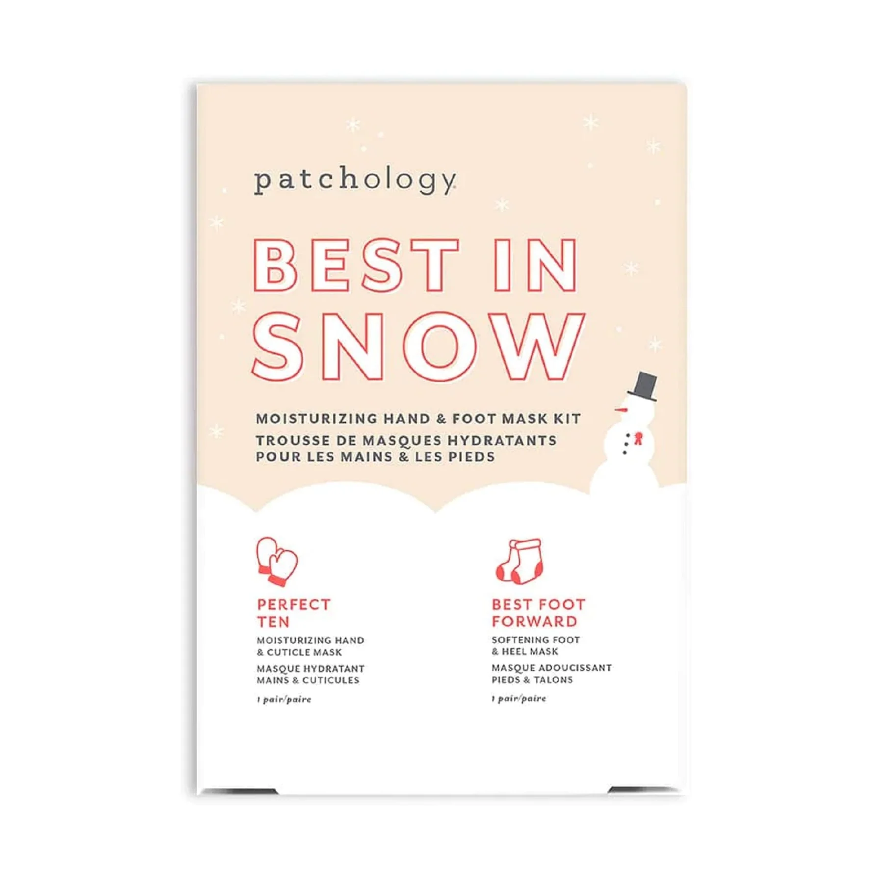 Patchology Best In Snow Hand & Foot Moisturizing Mask Kit