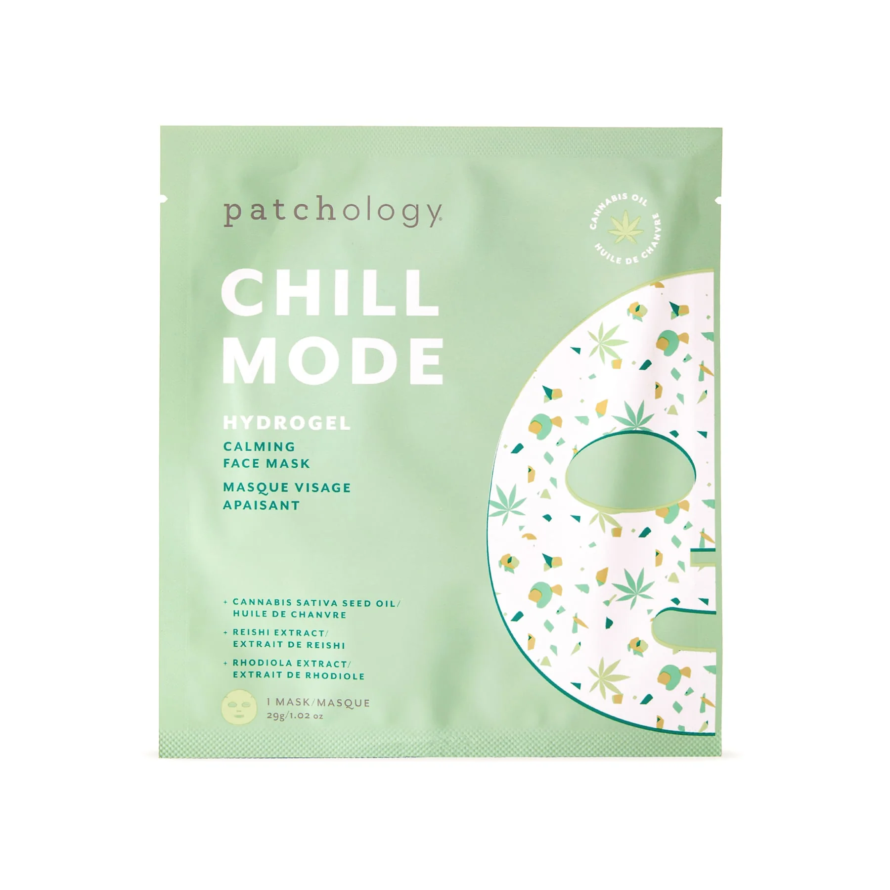 Patchology Chill Mode Hydrogel Calming Face Mask 29g