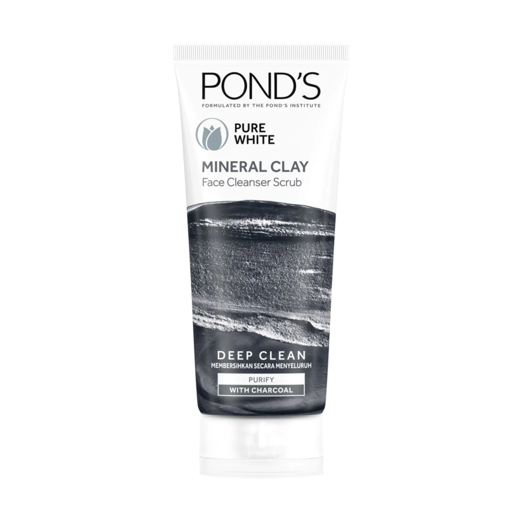 Pond's Face Wash Pure White Clay Foam Cleanser 90g