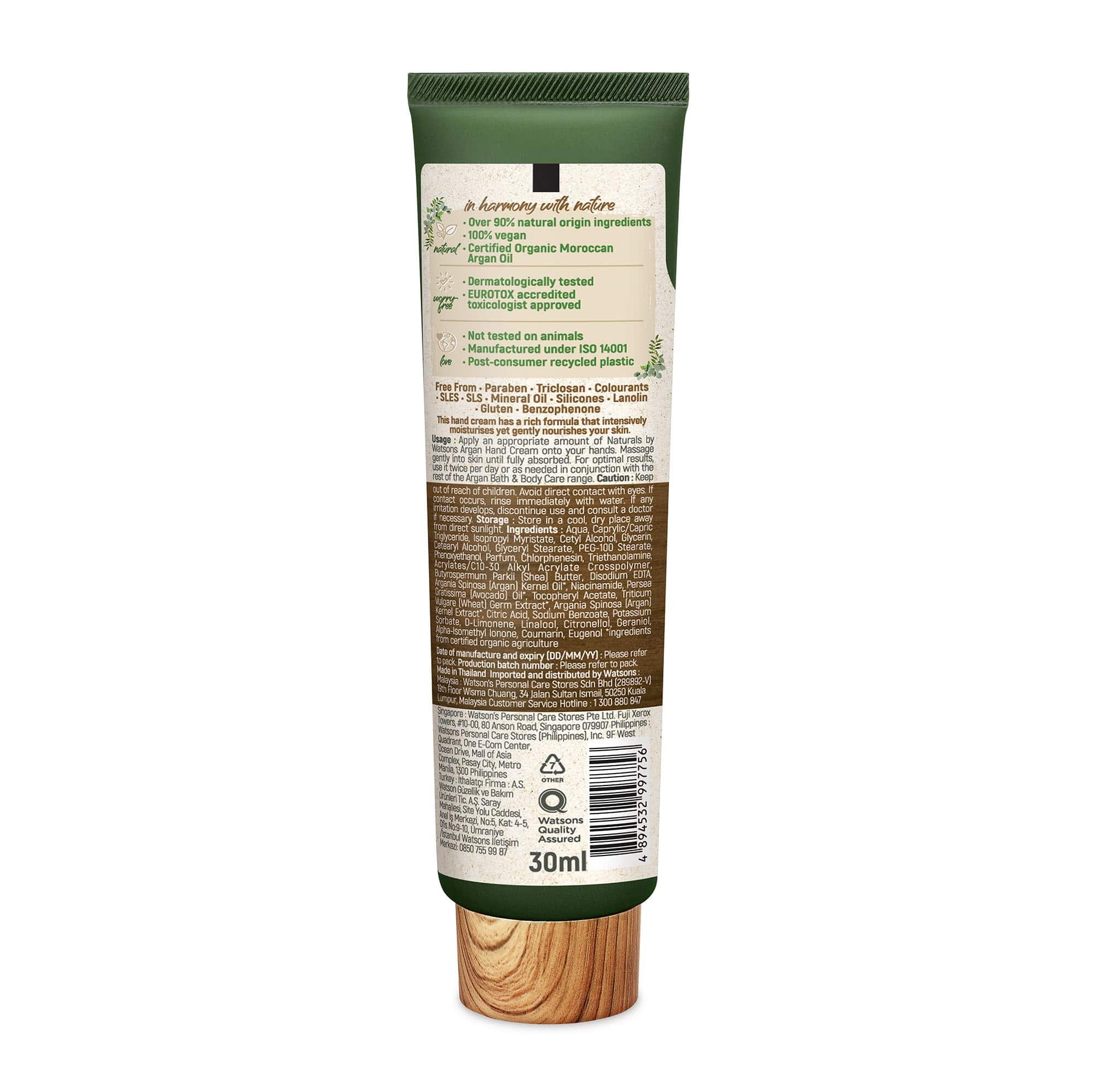 Revitalising Hand Cream Argan - Image 2