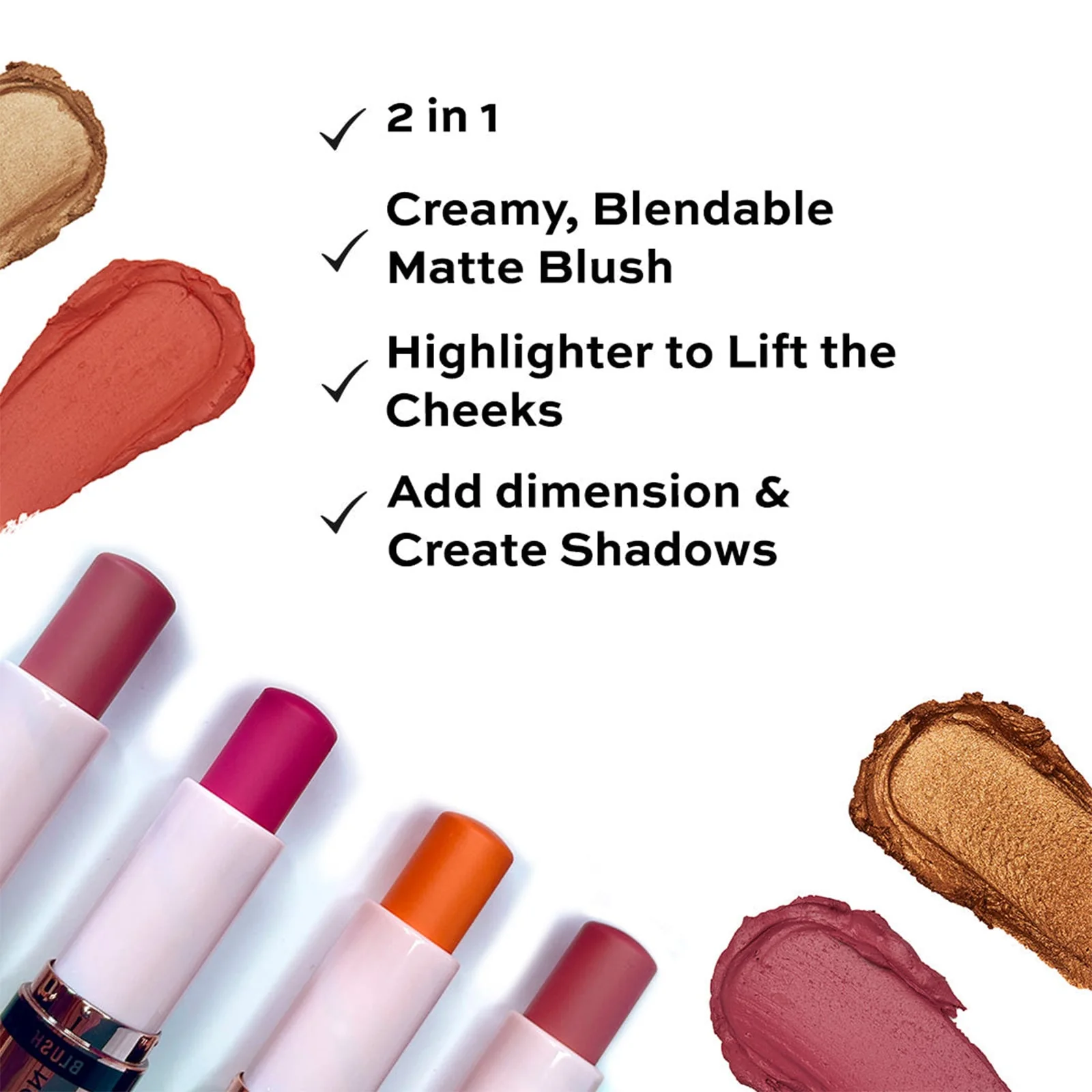Revolution Blush & Highlight Stick - Image 9